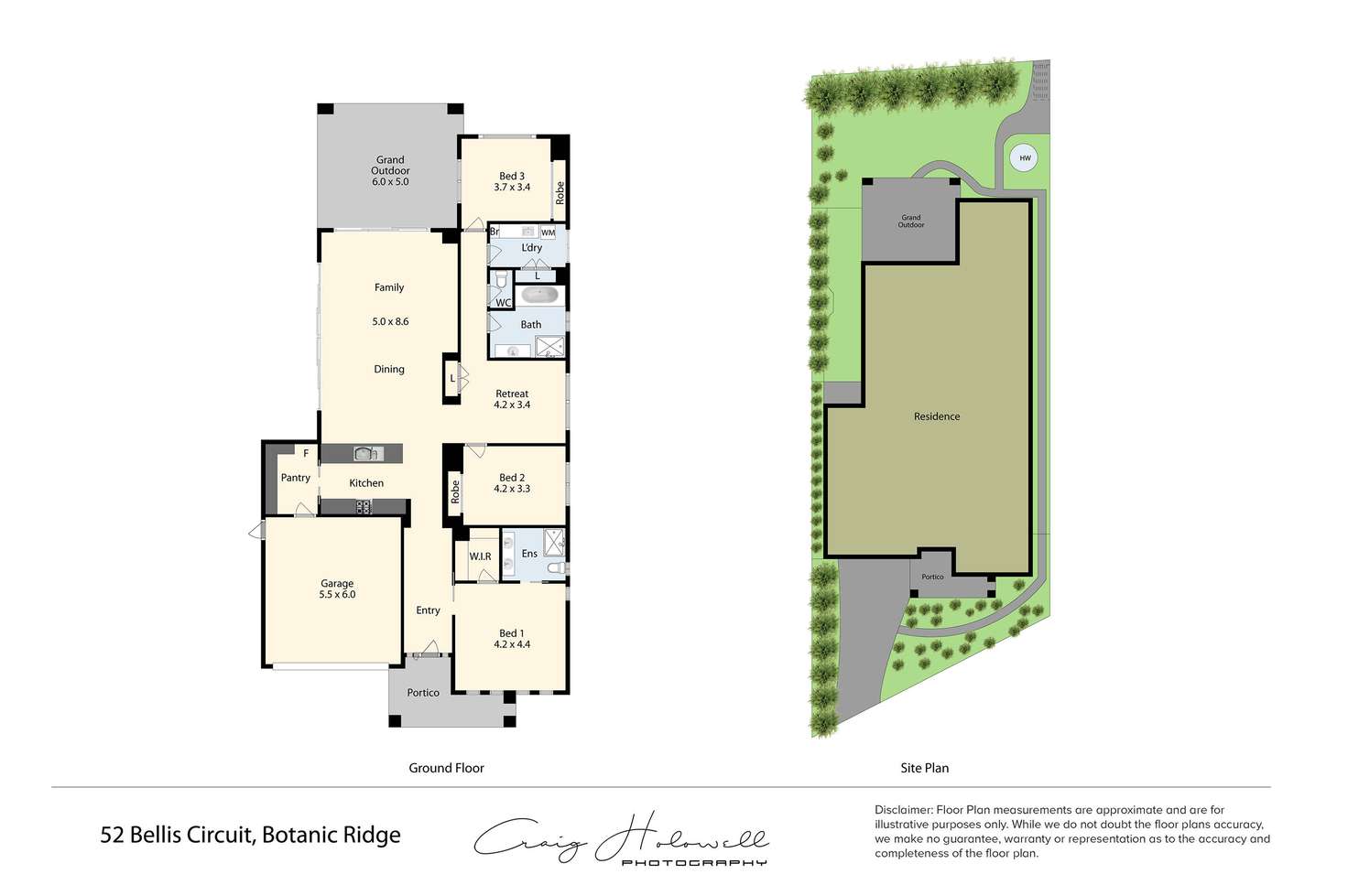Floorplan of Homely house listing, 52 Bellis Circuit, Botanic Ridge VIC 3977
