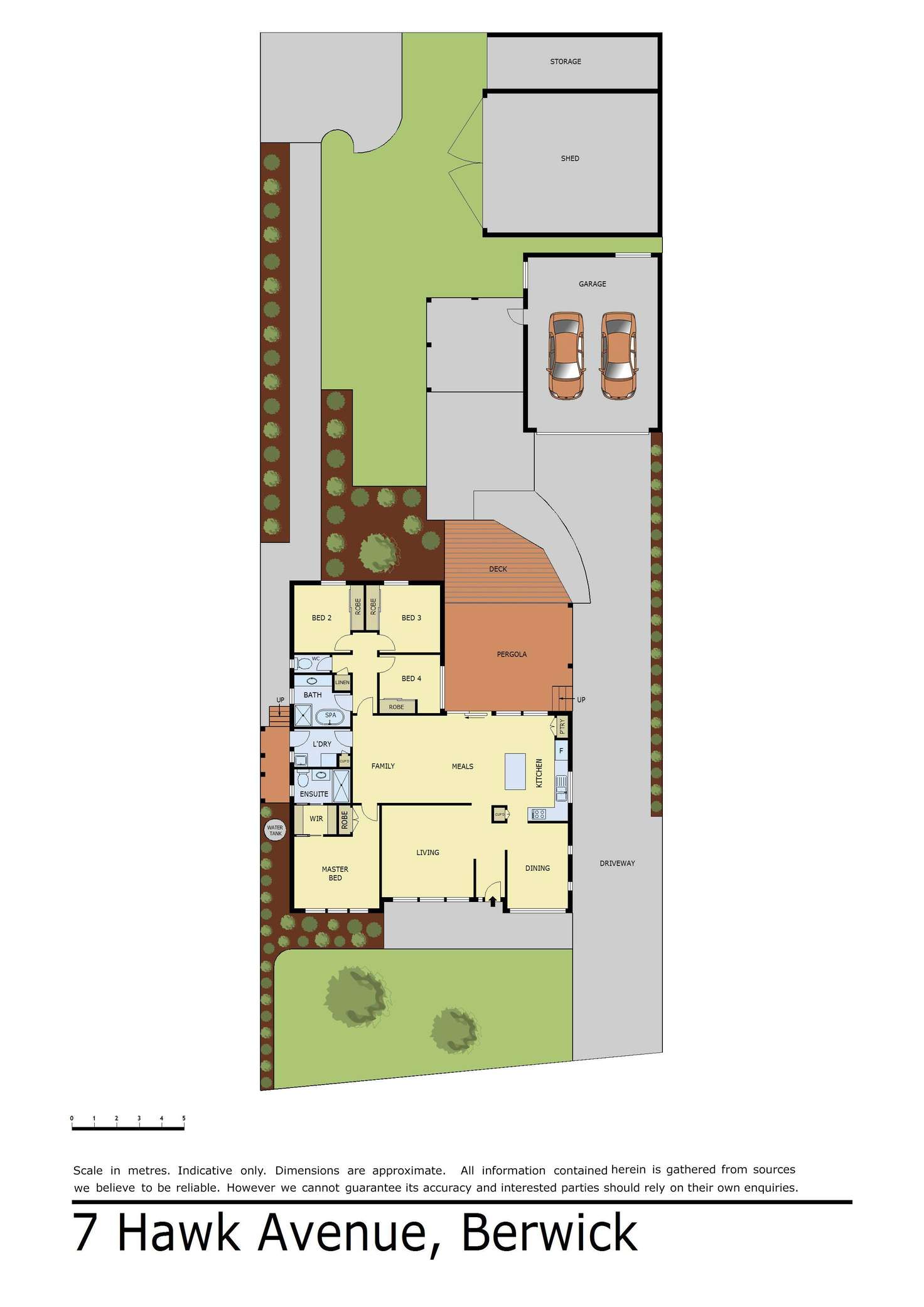 Floorplan of Homely house listing, 7 Hawk Avenue, Pakenham VIC 3810