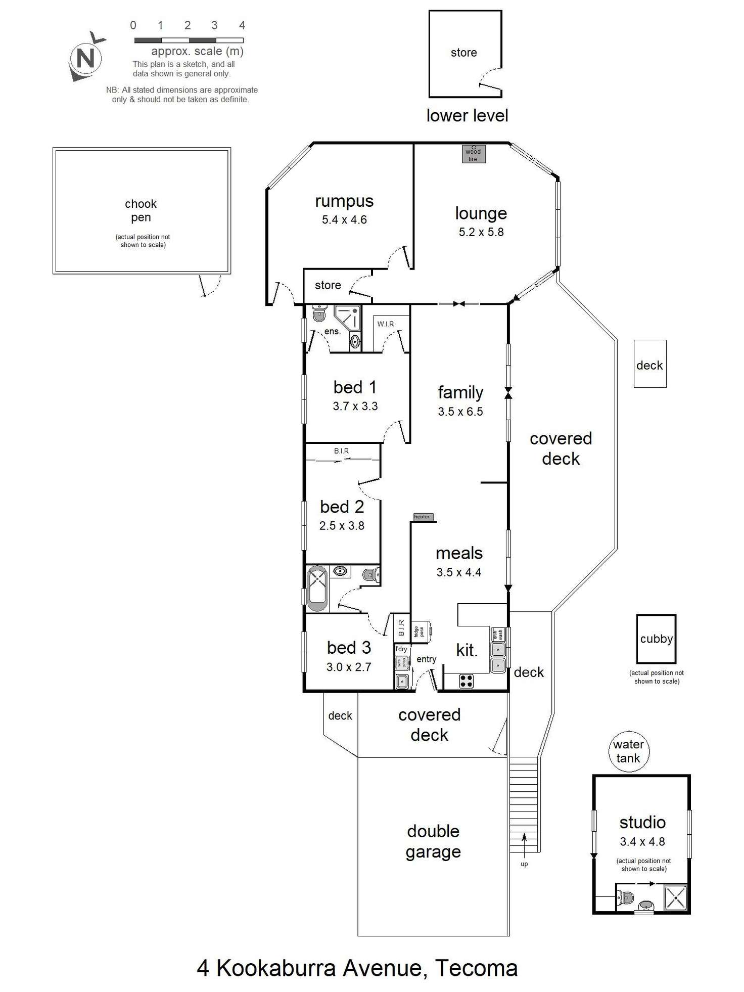 Floorplan of Homely house listing, 4 Kookaburra Avenue, Tecoma VIC 3160