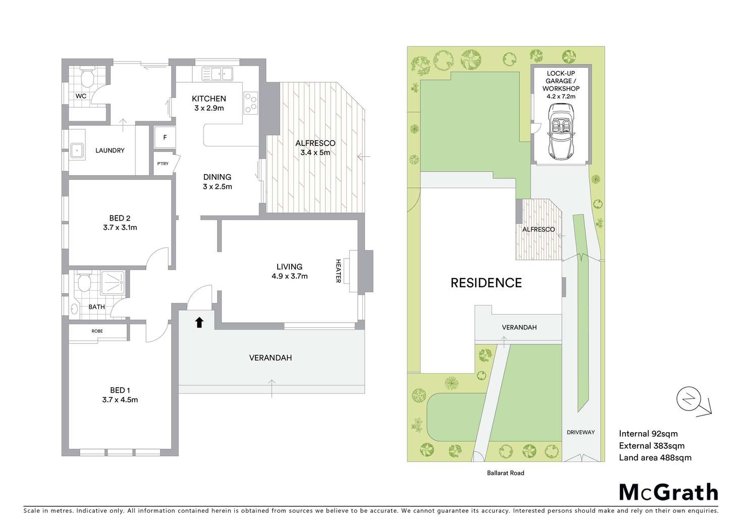 Floorplan of Homely house listing, 104 Ballarat Road, Hamlyn Heights VIC 3215