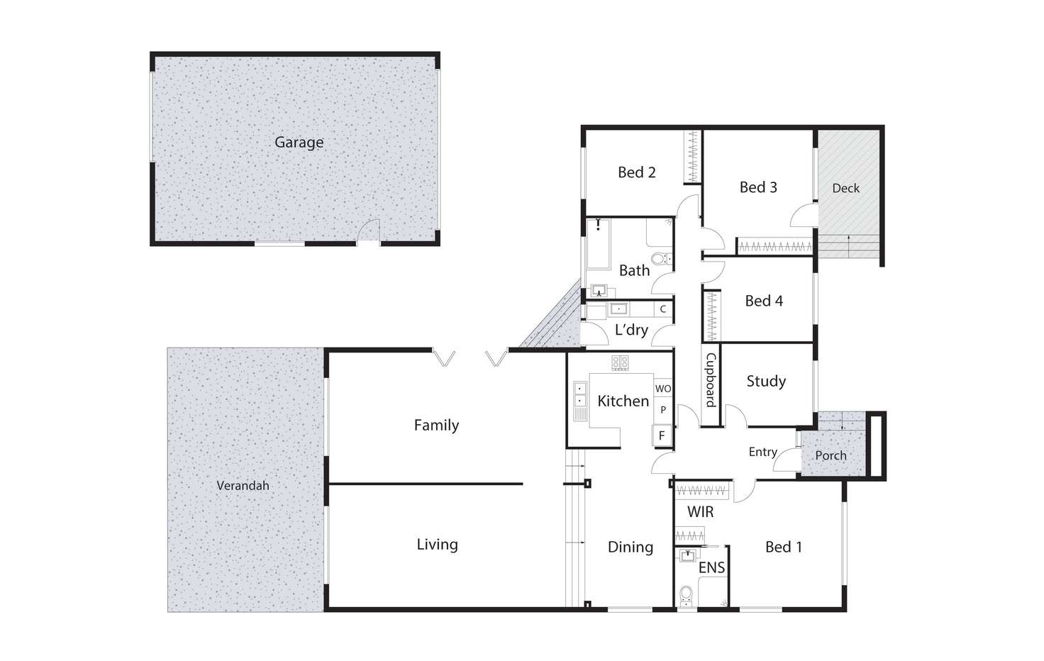 Floorplan of Homely house listing, 4 Salmond Street, Chifley ACT 2606