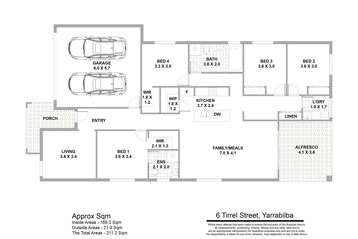 Floorplan of Homely house listing, 6 Tirrel Street, Yarrabilba QLD 4207