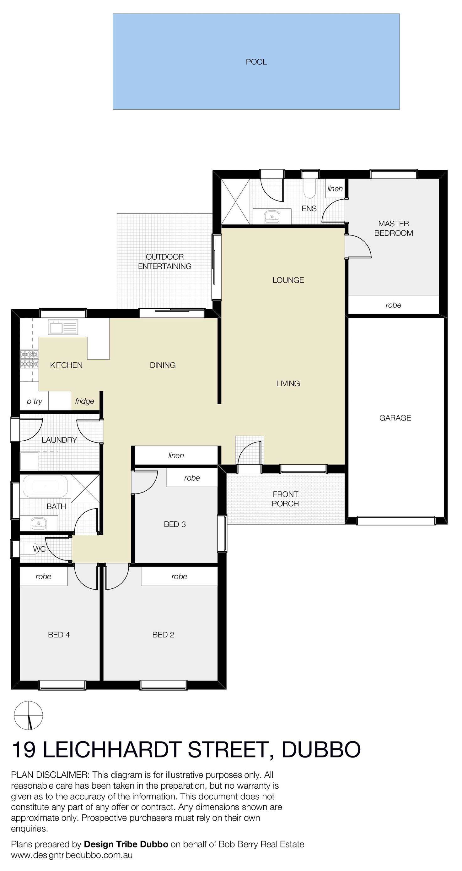 Floorplan of Homely house listing, 19 Leichhardt Street, Dubbo NSW 2830