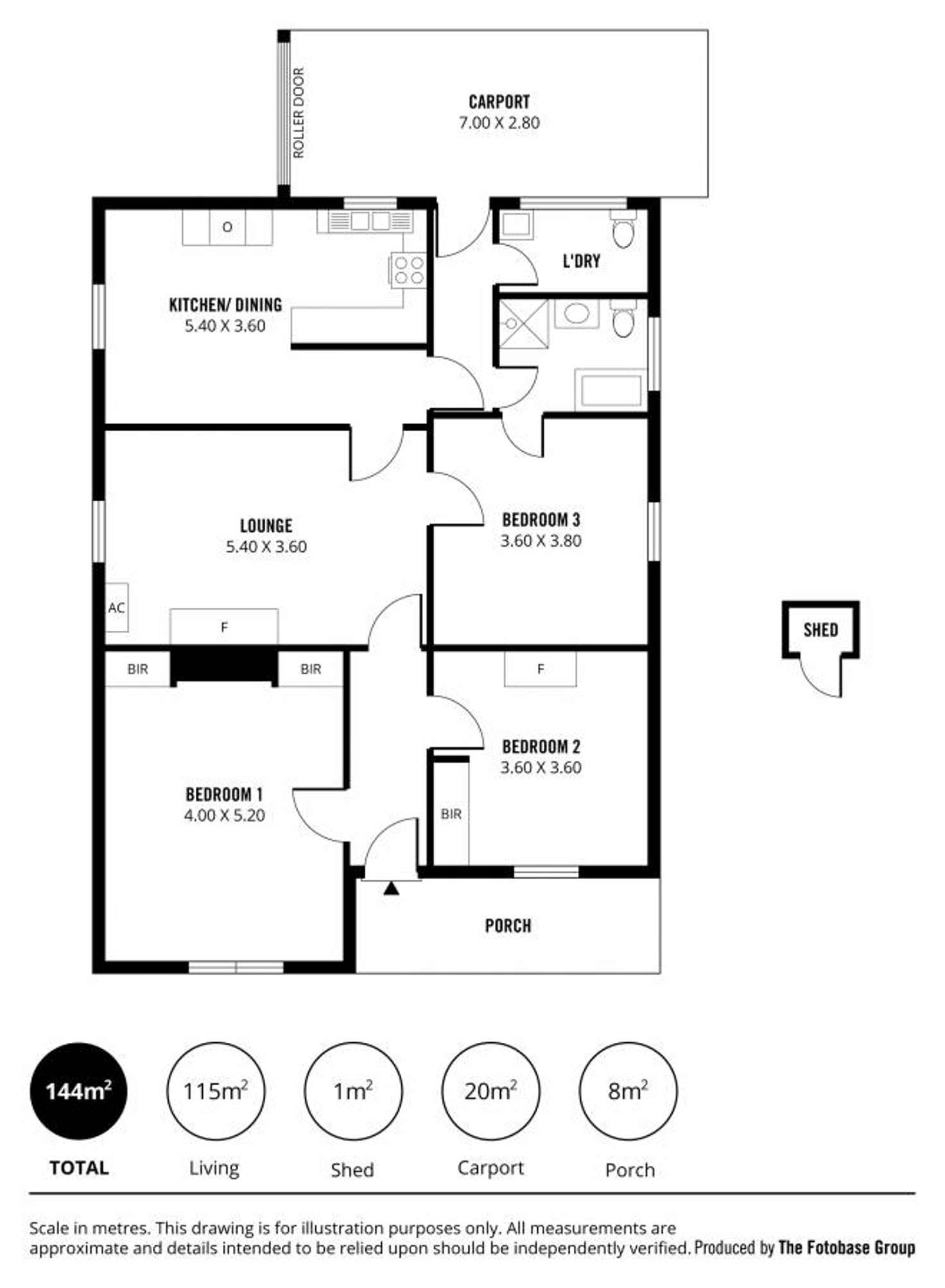 Floorplan of Homely house listing, 1/78 Rose Street, Mile End SA 5031