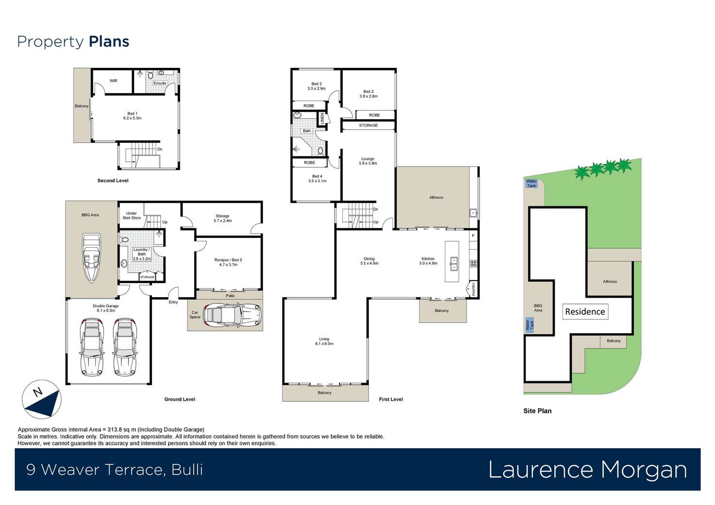 Floorplan of Homely house listing, 9 Weaver Terrace, Bulli NSW 2516