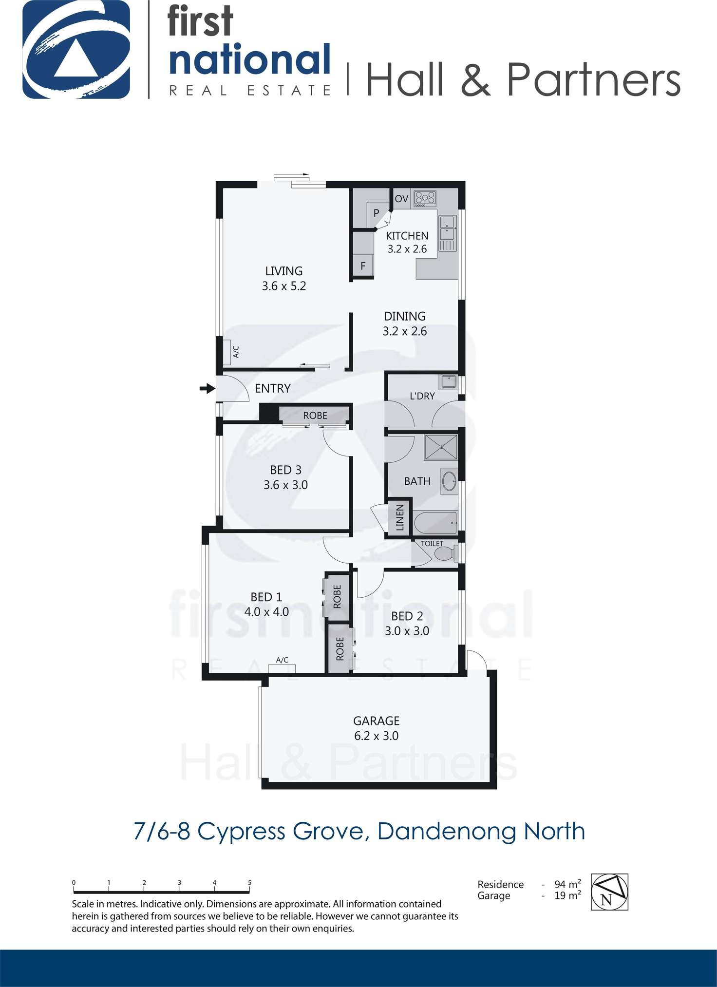 Floorplan of Homely unit listing, 7/6-8 Cypress Grove, Dandenong North VIC 3175