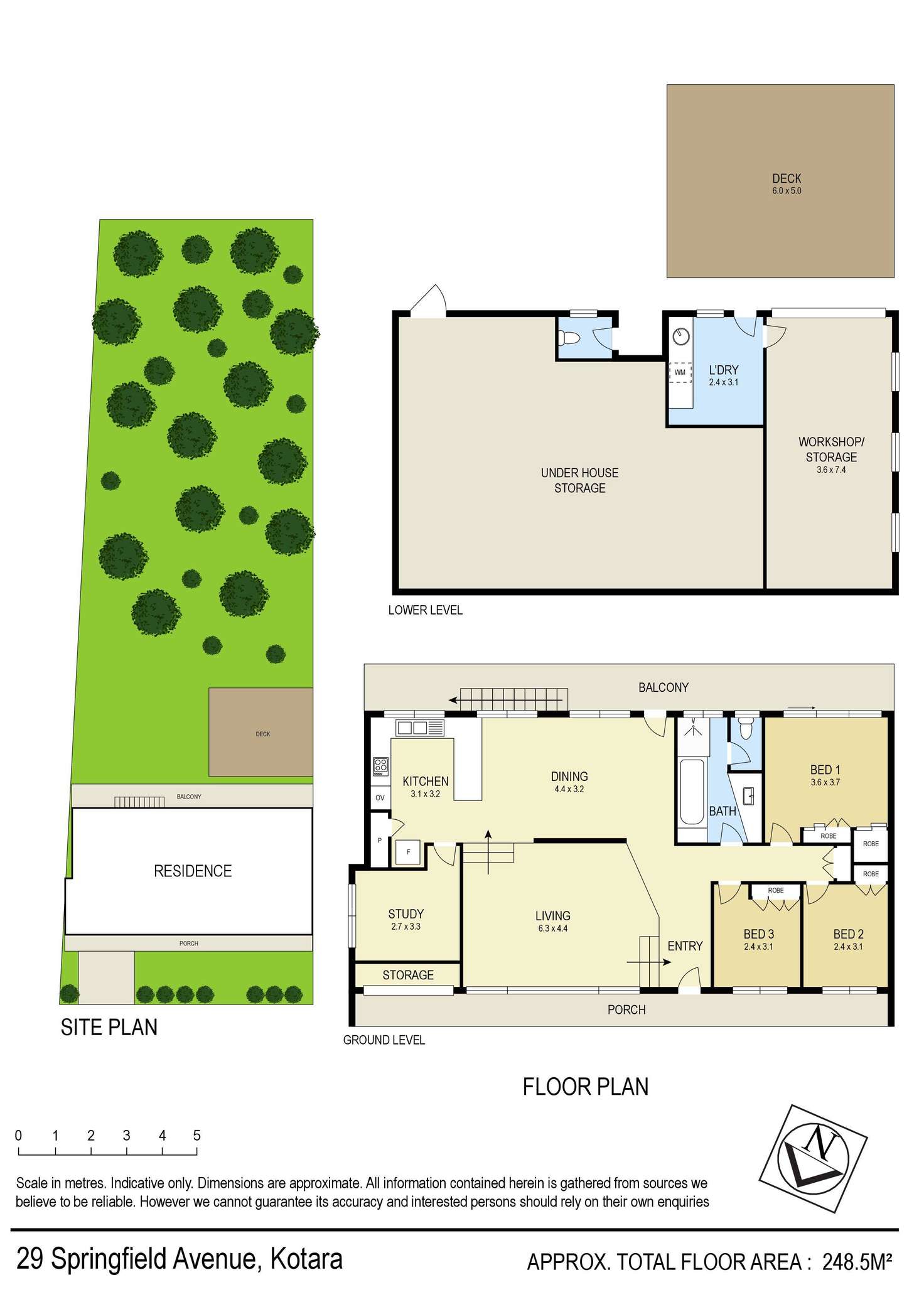 Floorplan of Homely house listing, 29 Springfield Avenue, Kotara NSW 2289