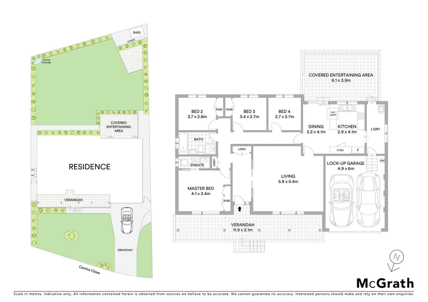 Floorplan of Homely house listing, 4 Camira Close, Belrose NSW 2085