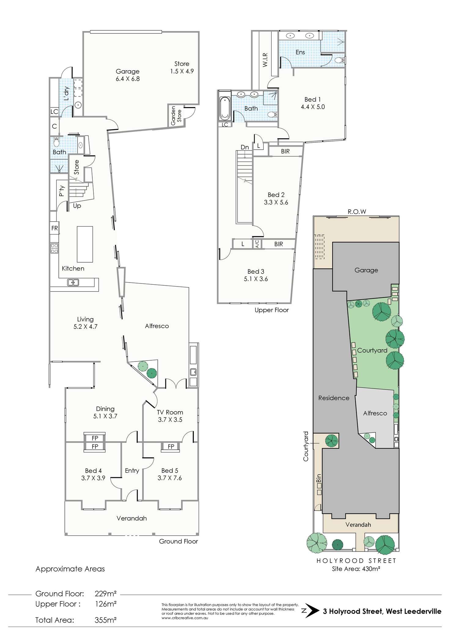 Floorplan of Homely house listing, 3 Holyrood Street, West Leederville WA 6007