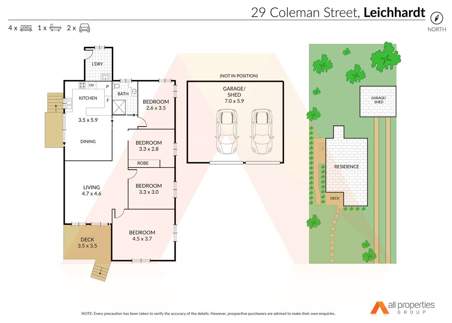 Floorplan of Homely house listing, 29 Coleman Street, Leichhardt QLD 4305