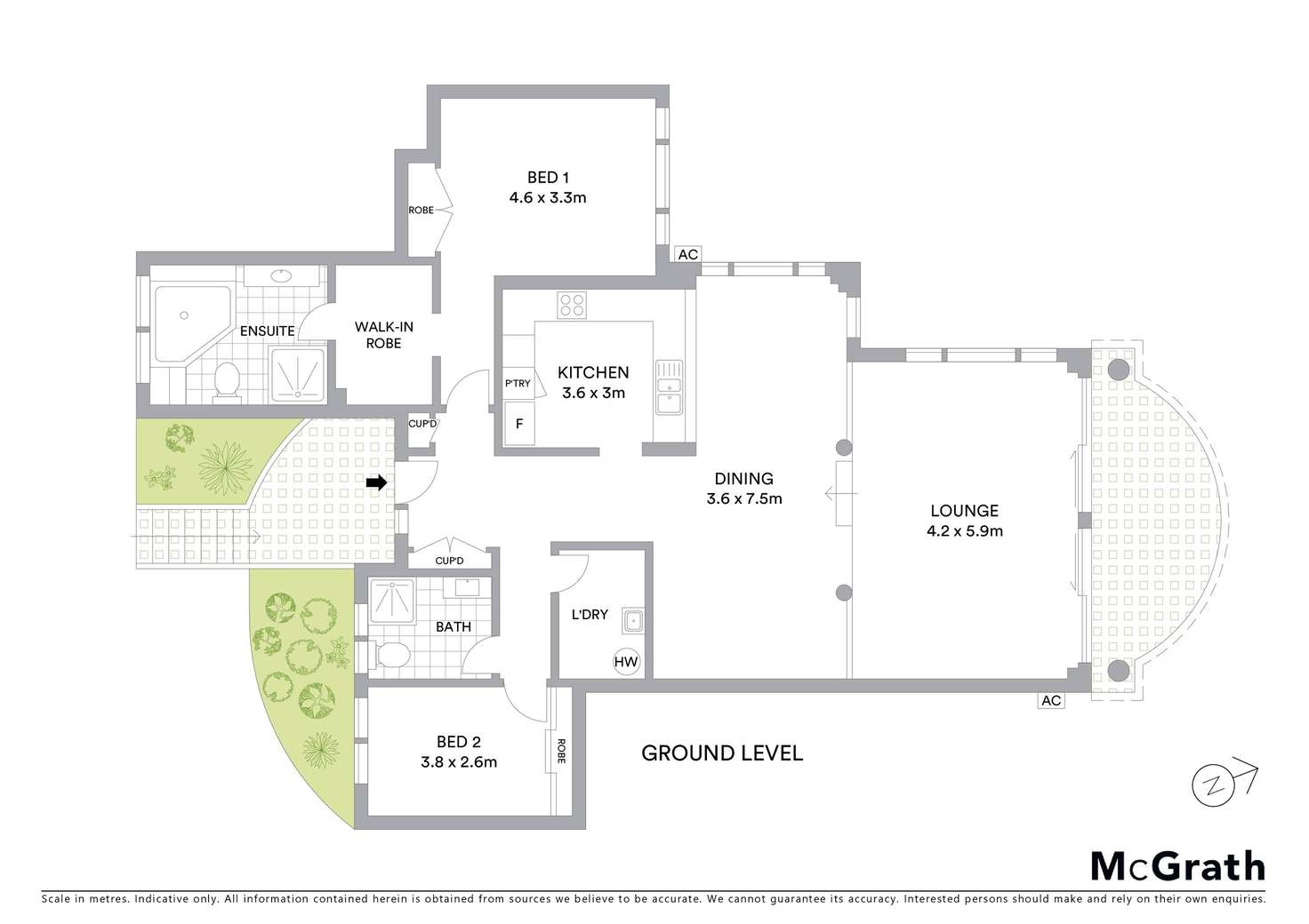 Floorplan of Homely house listing, 25/1-5 Shearwater Place, Korora NSW 2450