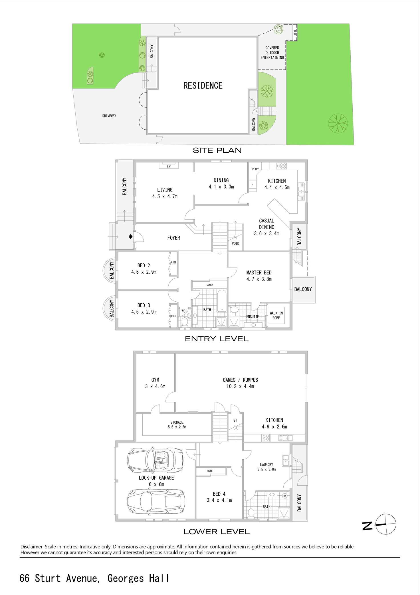 Floorplan of Homely house listing, 66 Sturt Avenue, Georges Hall NSW 2198