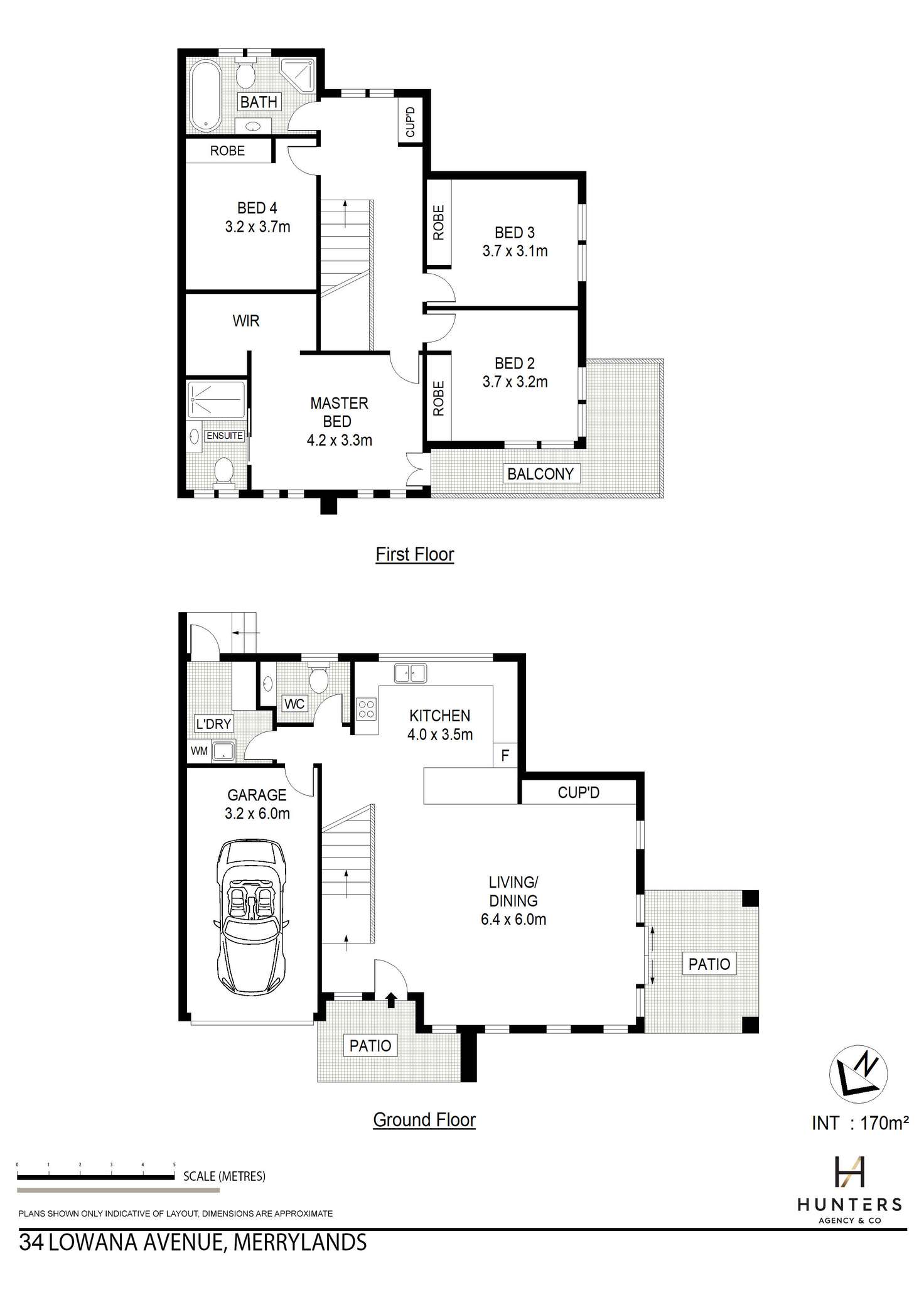 Floorplan of Homely semiDetached listing, 34 Lowana Avenue, Merrylands NSW 2160