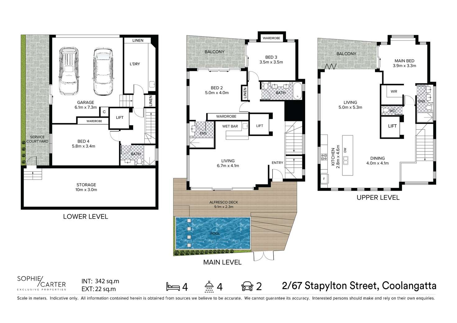 Floorplan of Homely house listing, 2/67 Stapylton Street, Coolangatta QLD 4225