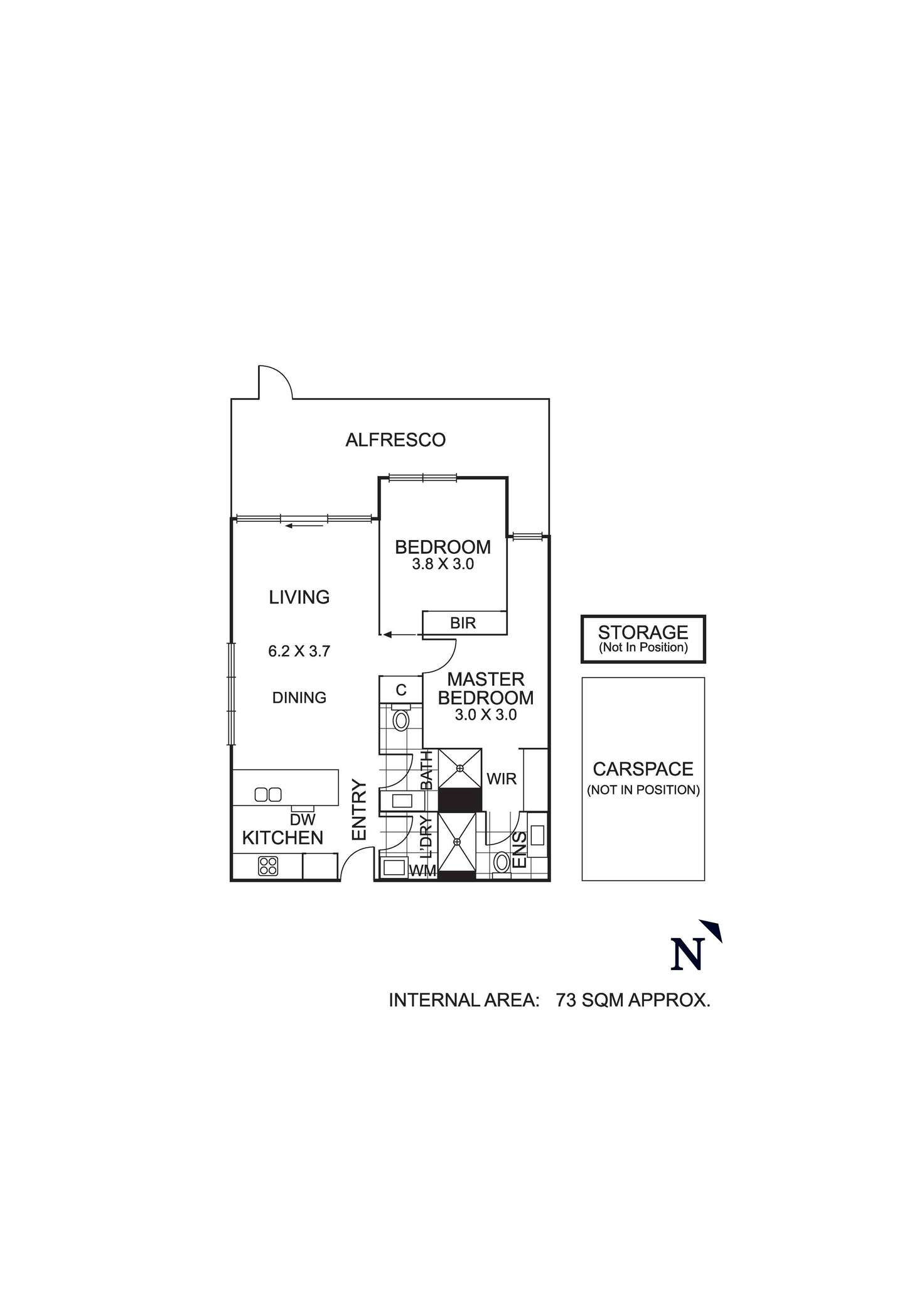 Floorplan of Homely apartment listing, G04/314 Pascoe Vale Road, Essendon VIC 3040