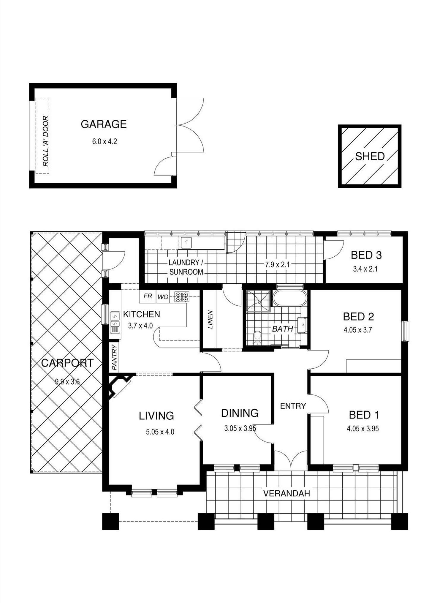 Floorplan of Homely house listing, 30 Birkinshaw Avenue, Tranmere SA 5073