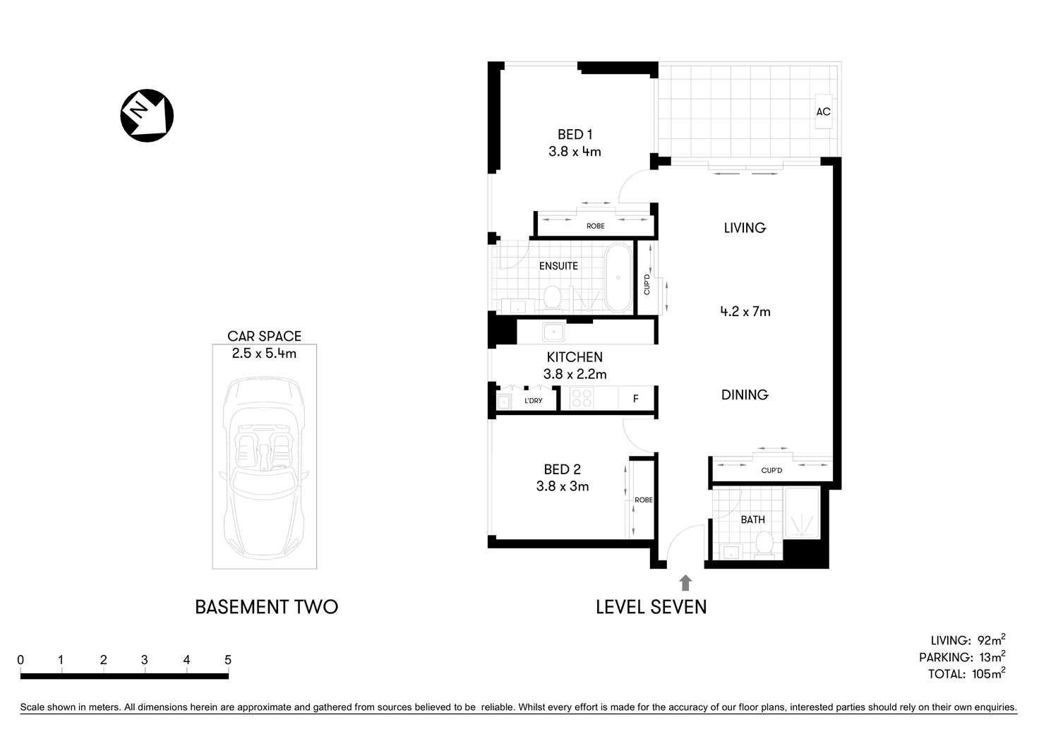Floorplan of Homely apartment listing, 38/545 Pacific Highway, St Leonards NSW 2065