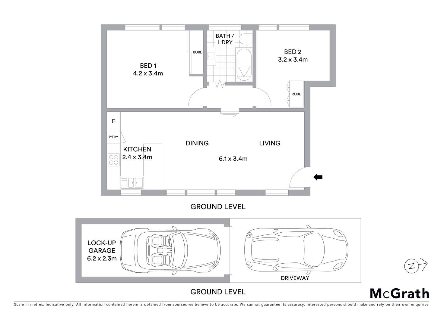 Floorplan of Homely apartment listing, 3/47 Gordon Street, Brighton-le-sands NSW 2216