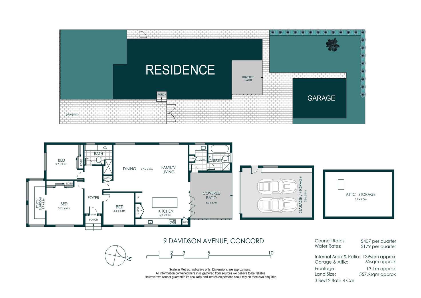 Floorplan of Homely house listing, 9 Davidson Avenue, Concord NSW 2137