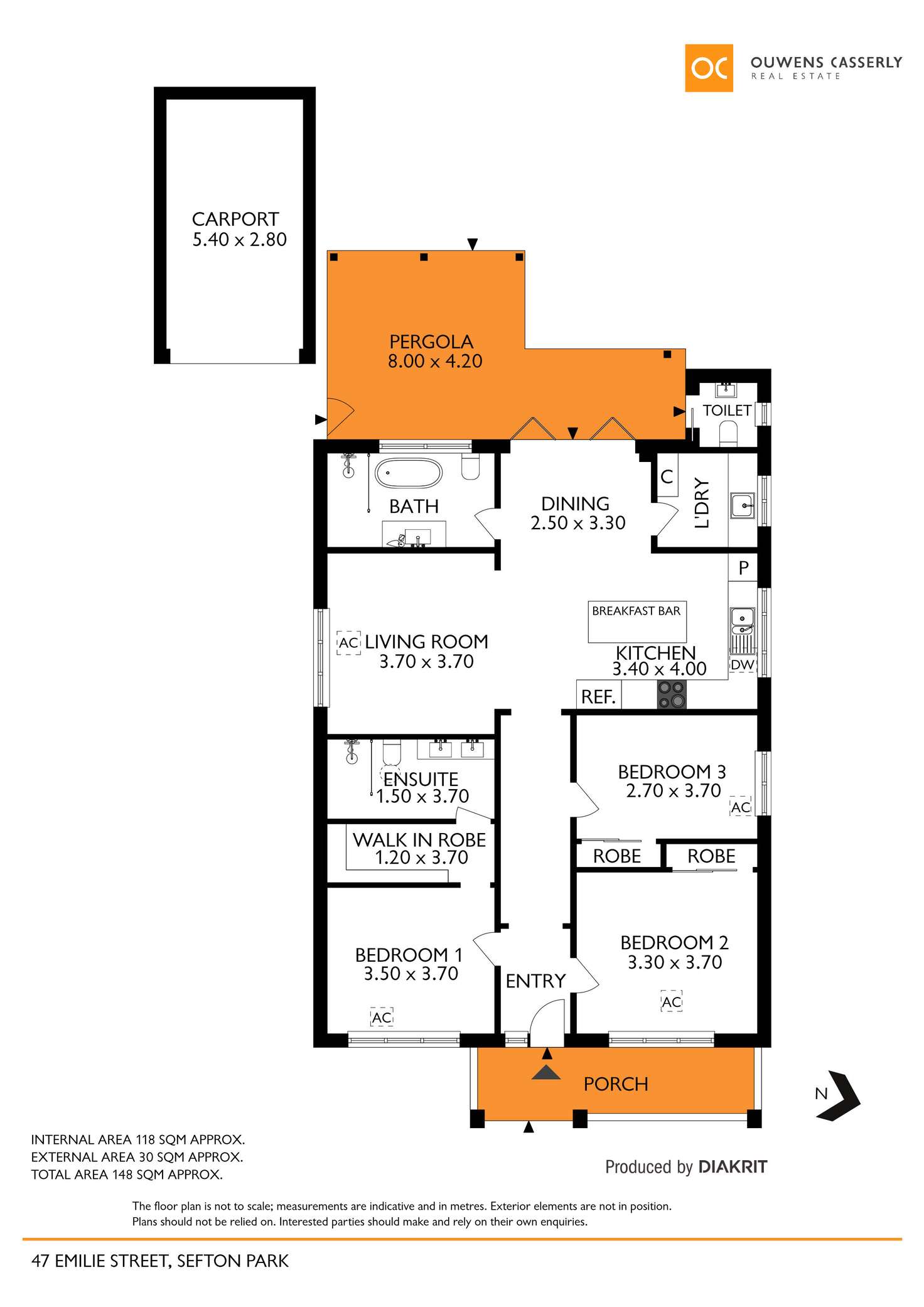 Floorplan of Homely house listing, 47 Emilie Street, Sefton Park SA 5083