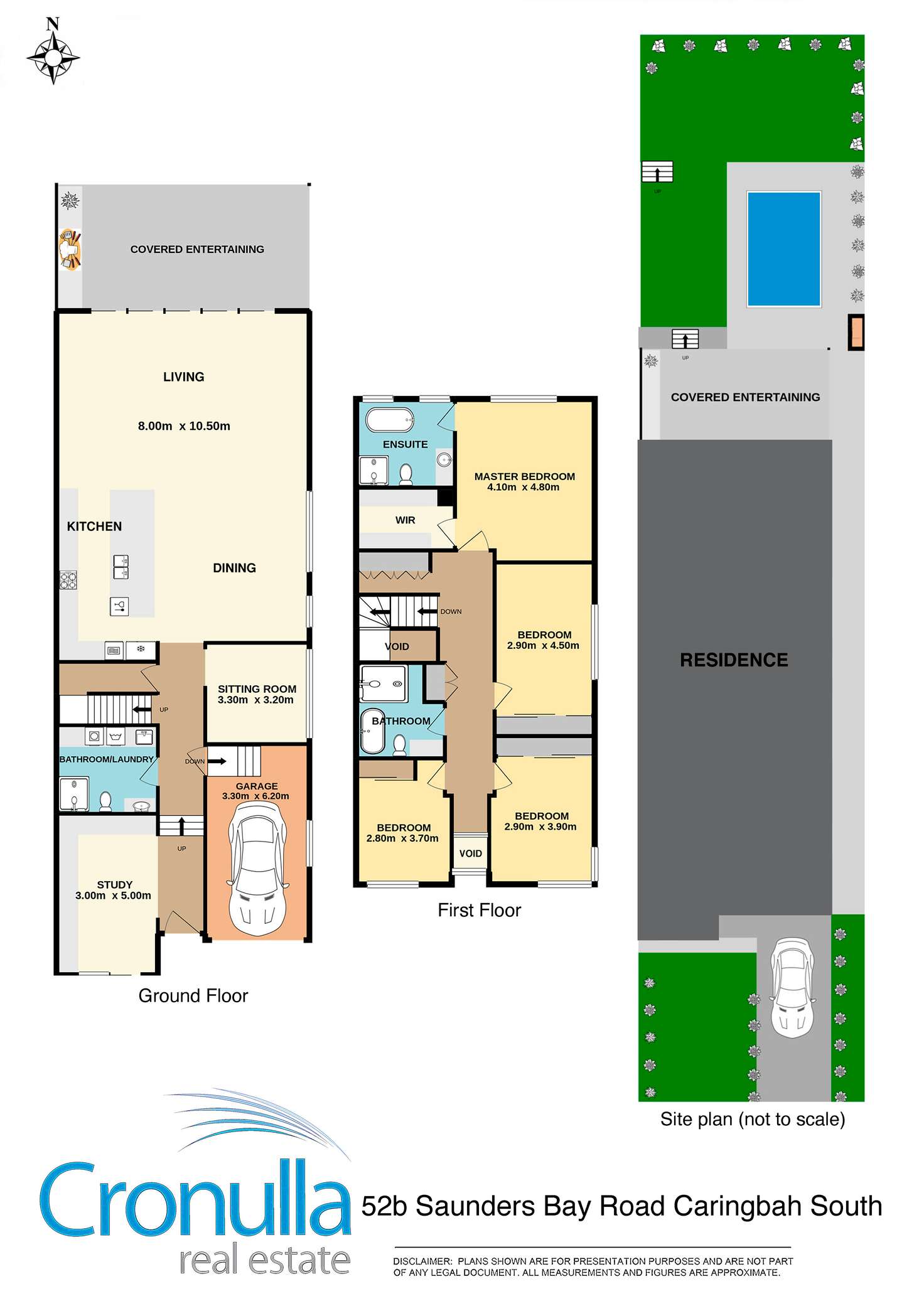 Floorplan of Homely semiDetached listing, 52b Saunders Bay Road, Caringbah South NSW 2229