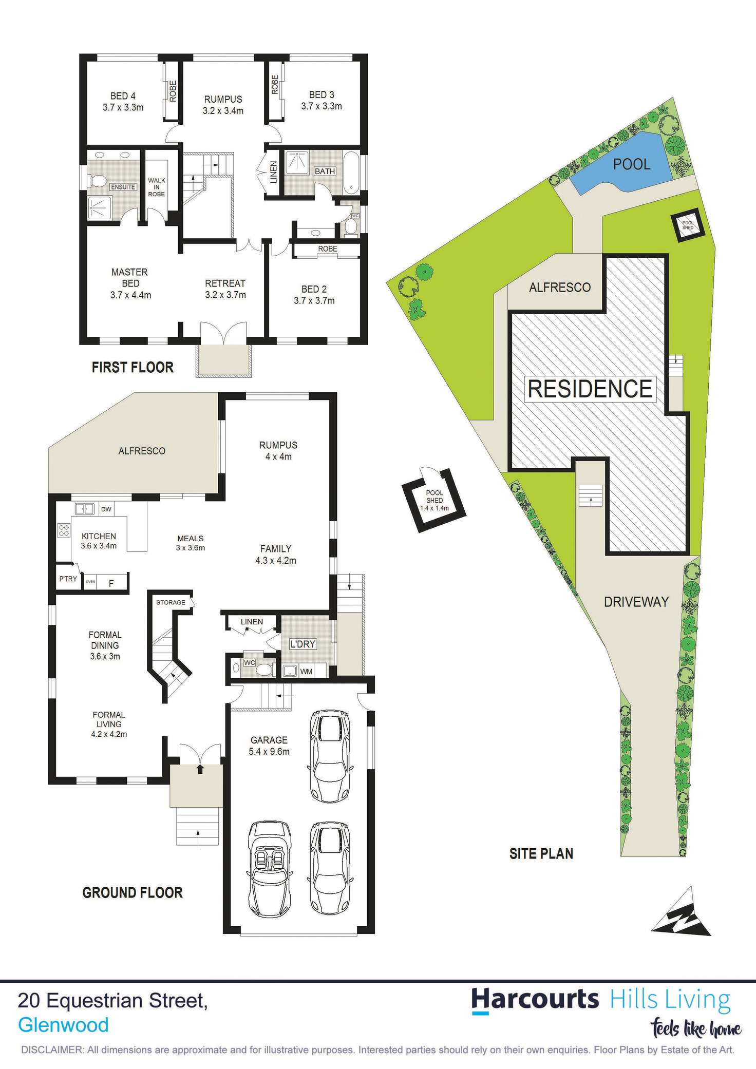 Floorplan of Homely house listing, 20 Equestrian Street, Glenwood NSW 2768