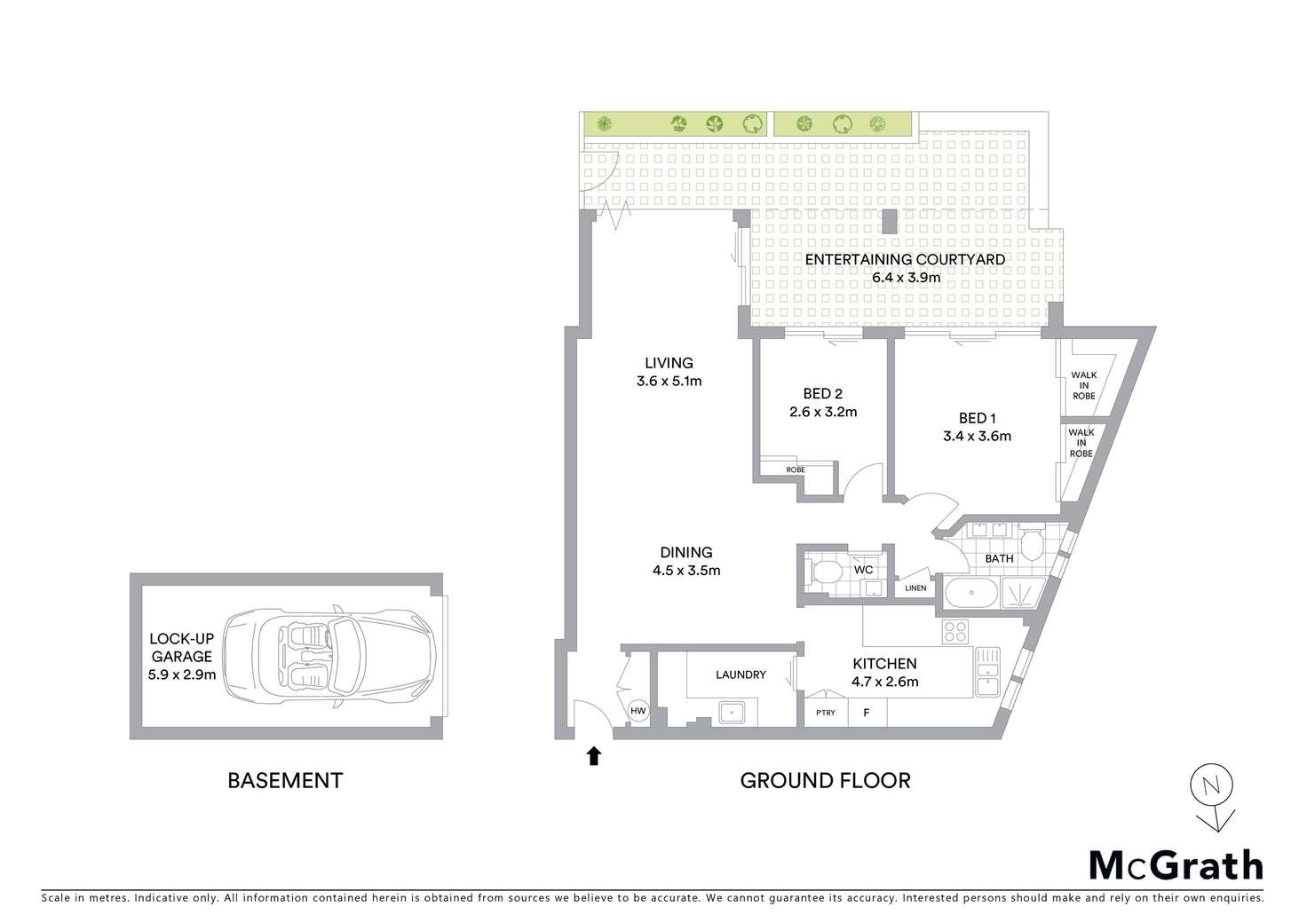 Floorplan of Homely apartment listing, 4/132-134 Spencer Road, Cremorne NSW 2090