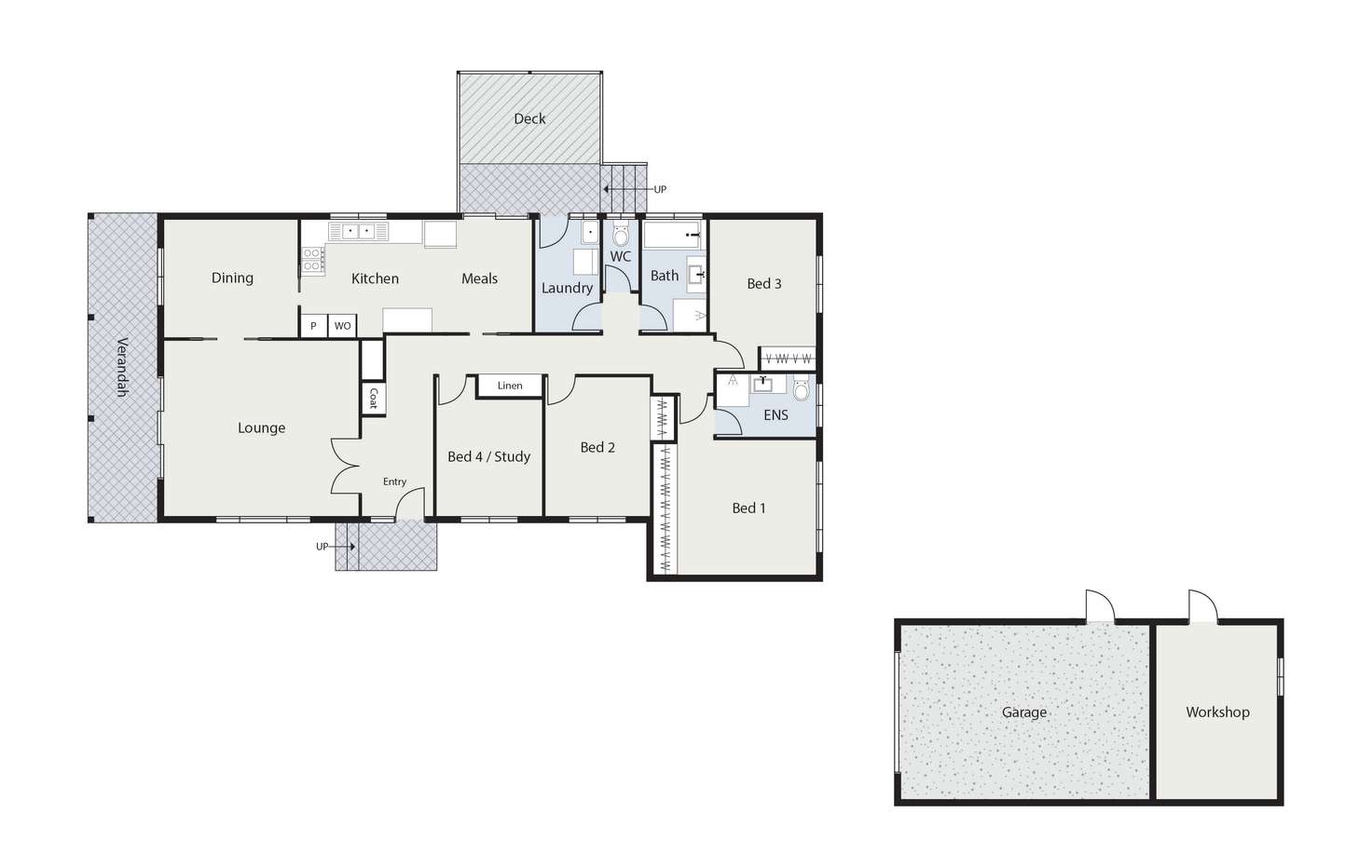Floorplan of Homely house listing, 119 Namatjira Drive, Fisher ACT 2611