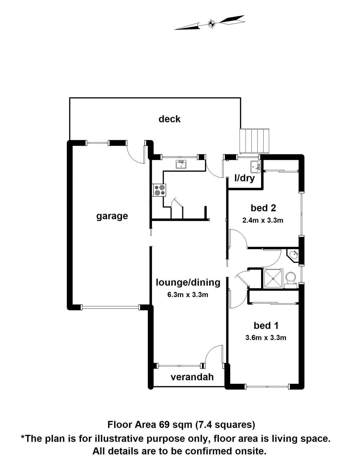 Floorplan of Homely unit listing, 8/4 Bayview Avenue, Upwey VIC 3158