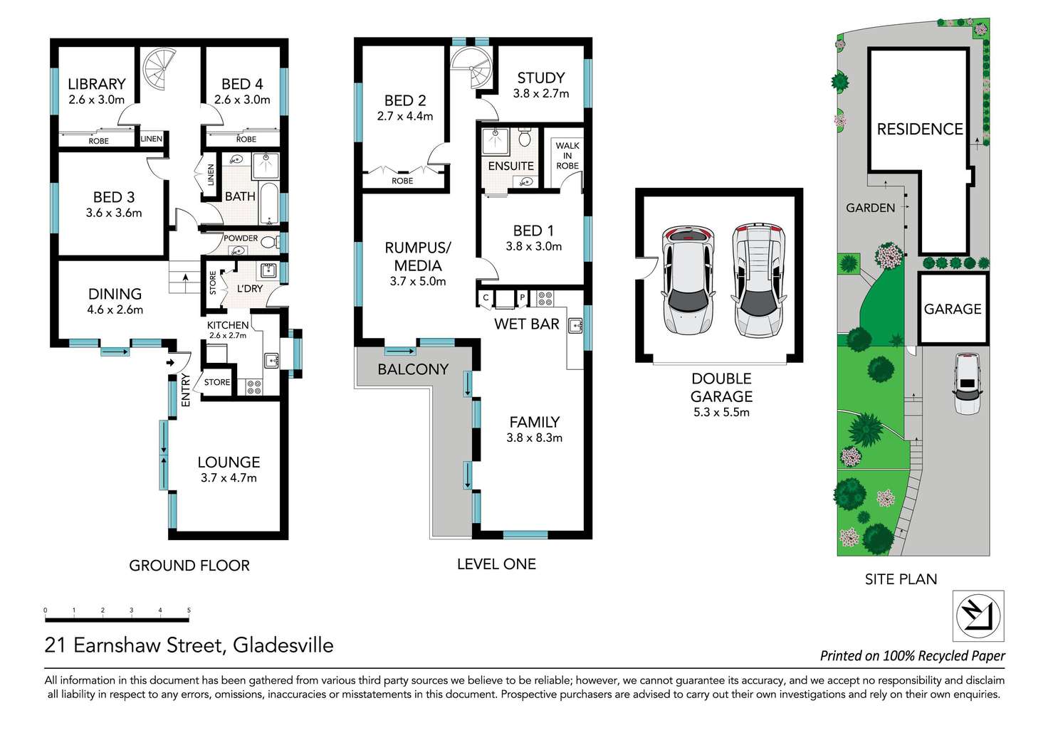 Floorplan of Homely house listing, 21 Earnshaw Street, Gladesville NSW 2111