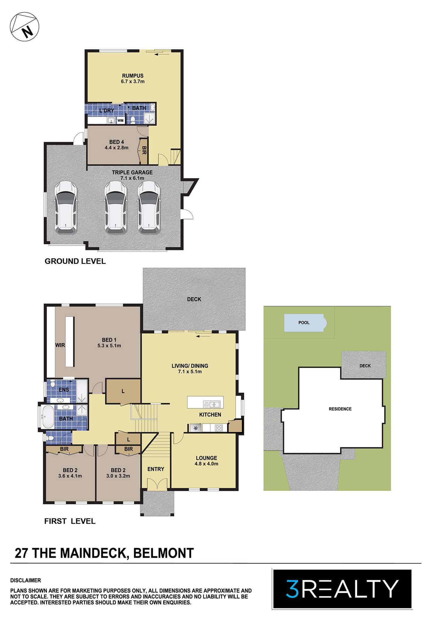 Floorplan of Homely house listing, 27 The Maindeck, Belmont NSW 2280