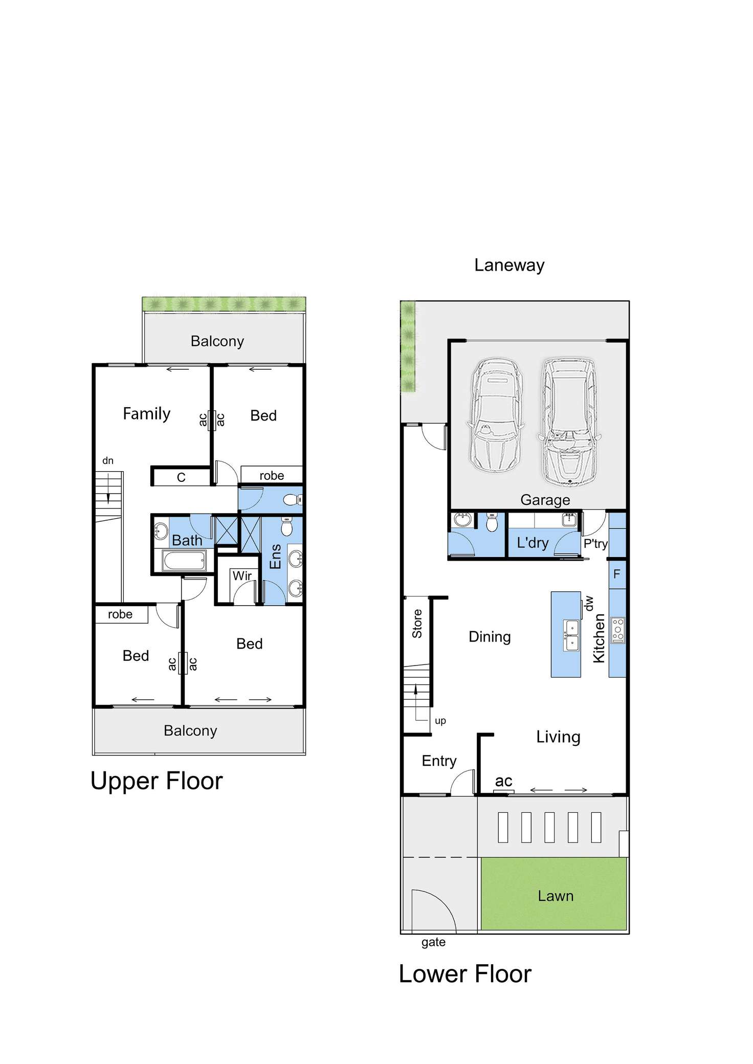 Floorplan of Homely townhouse listing, 12 Blue Moon Rise, Safety Beach VIC 3936