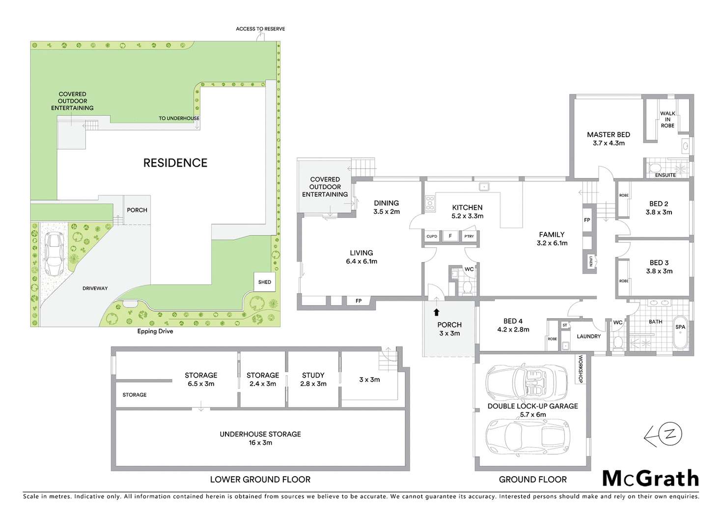 Floorplan of Homely house listing, 48 Epping Drive, Frenchs Forest NSW 2086