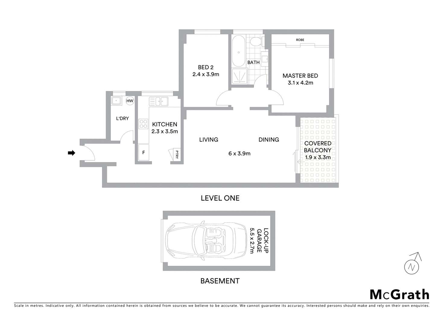 Floorplan of Homely apartment listing, 35/504 Church Street, North Parramatta NSW 2151