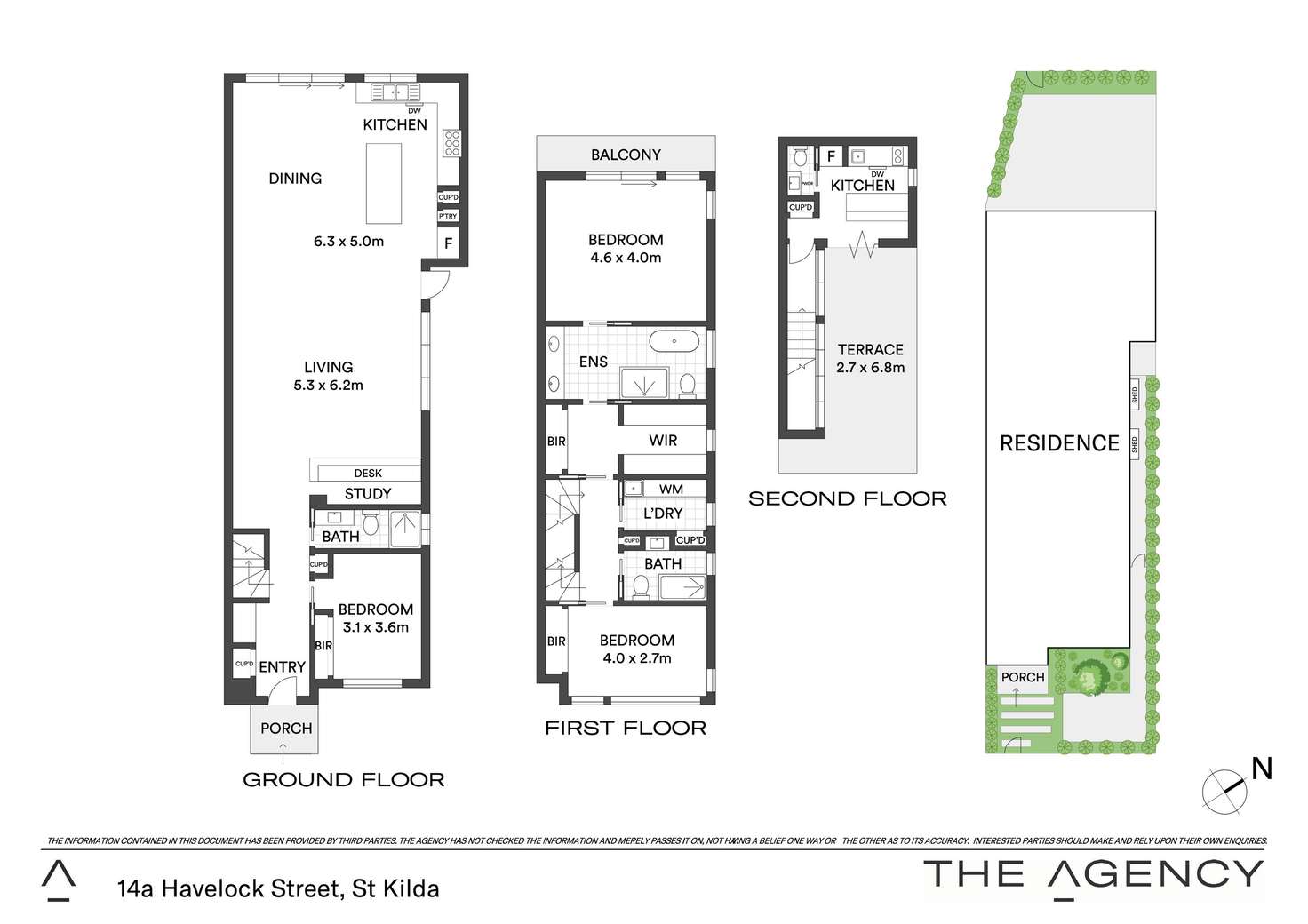Floorplan of Homely house listing, 14a Havelock Street, St Kilda VIC 3182