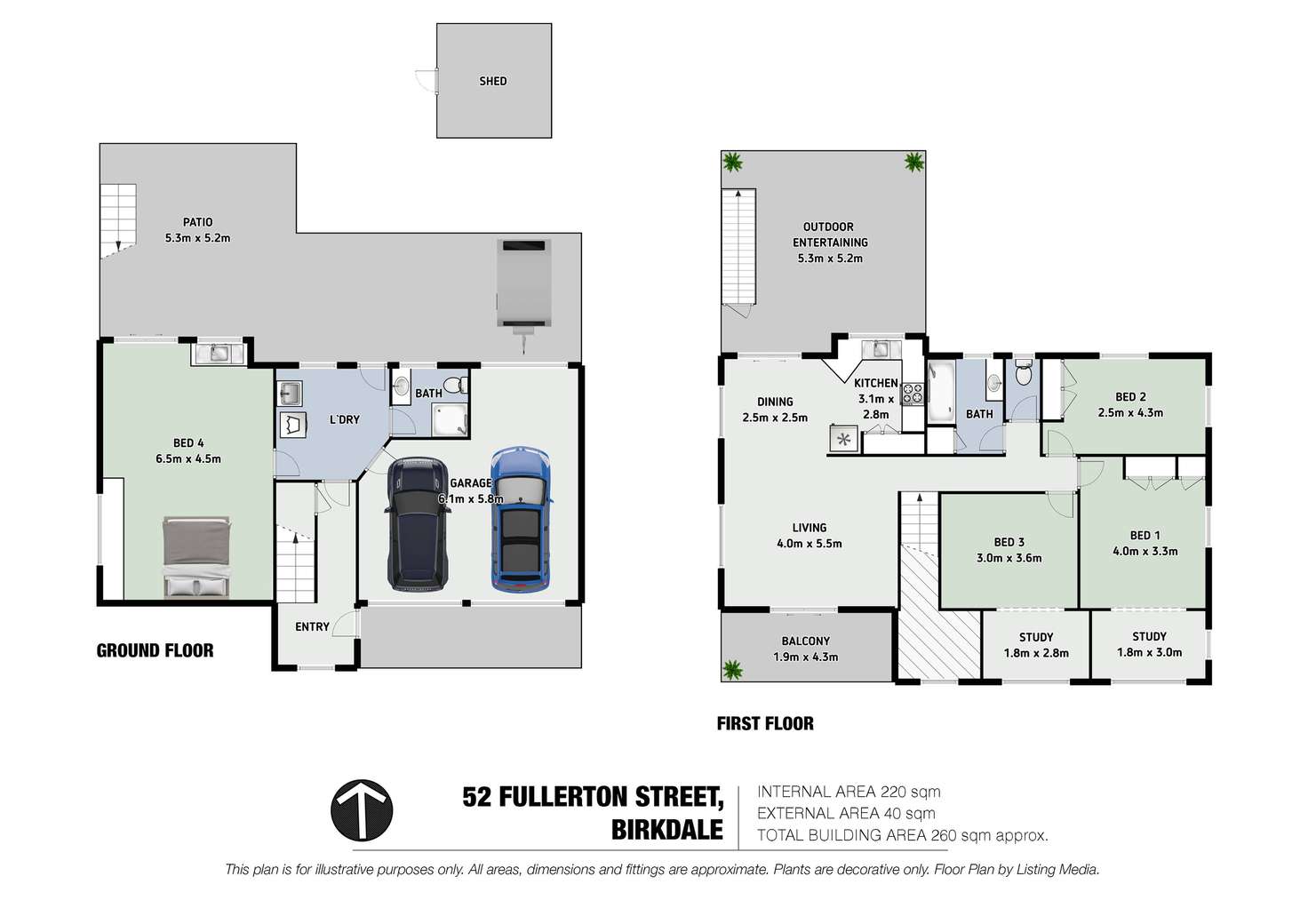 Floorplan of Homely house listing, 52 Fullerton Street, Birkdale QLD 4159