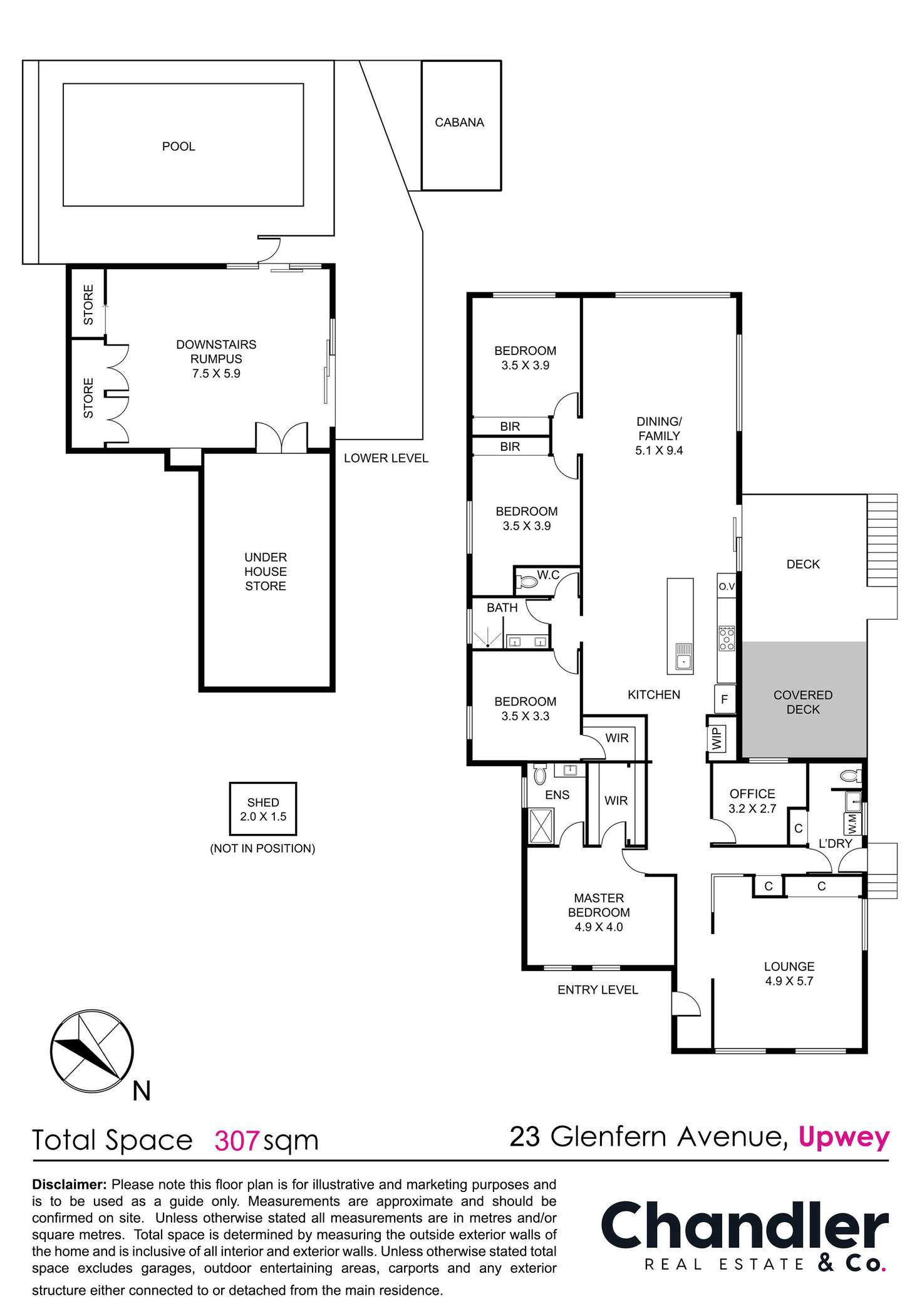 Floorplan of Homely house listing, 23 Glenfern Avenue, Upwey VIC 3158