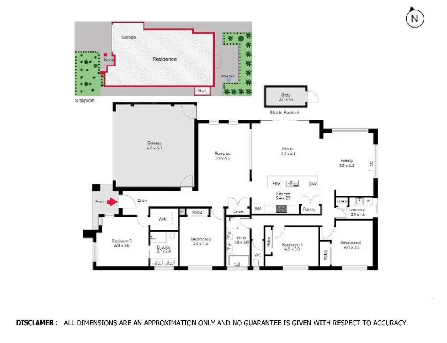 Floorplan of Homely house listing, 13 Sullivan Place, Harkness VIC 3337