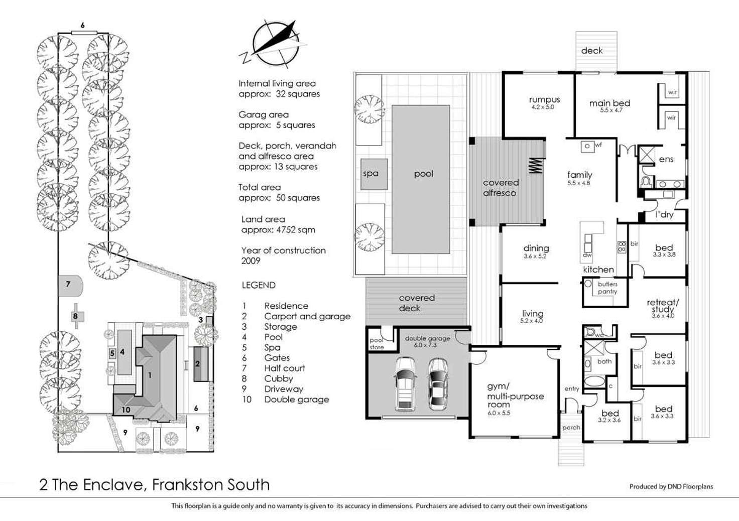 Floorplan of Homely house listing, 2 The Enclave, Frankston South VIC 3199