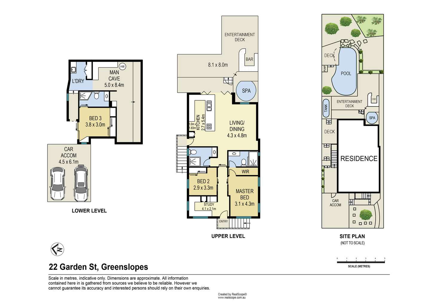Floorplan of Homely house listing, 22 Garden Street, Greenslopes QLD 4120