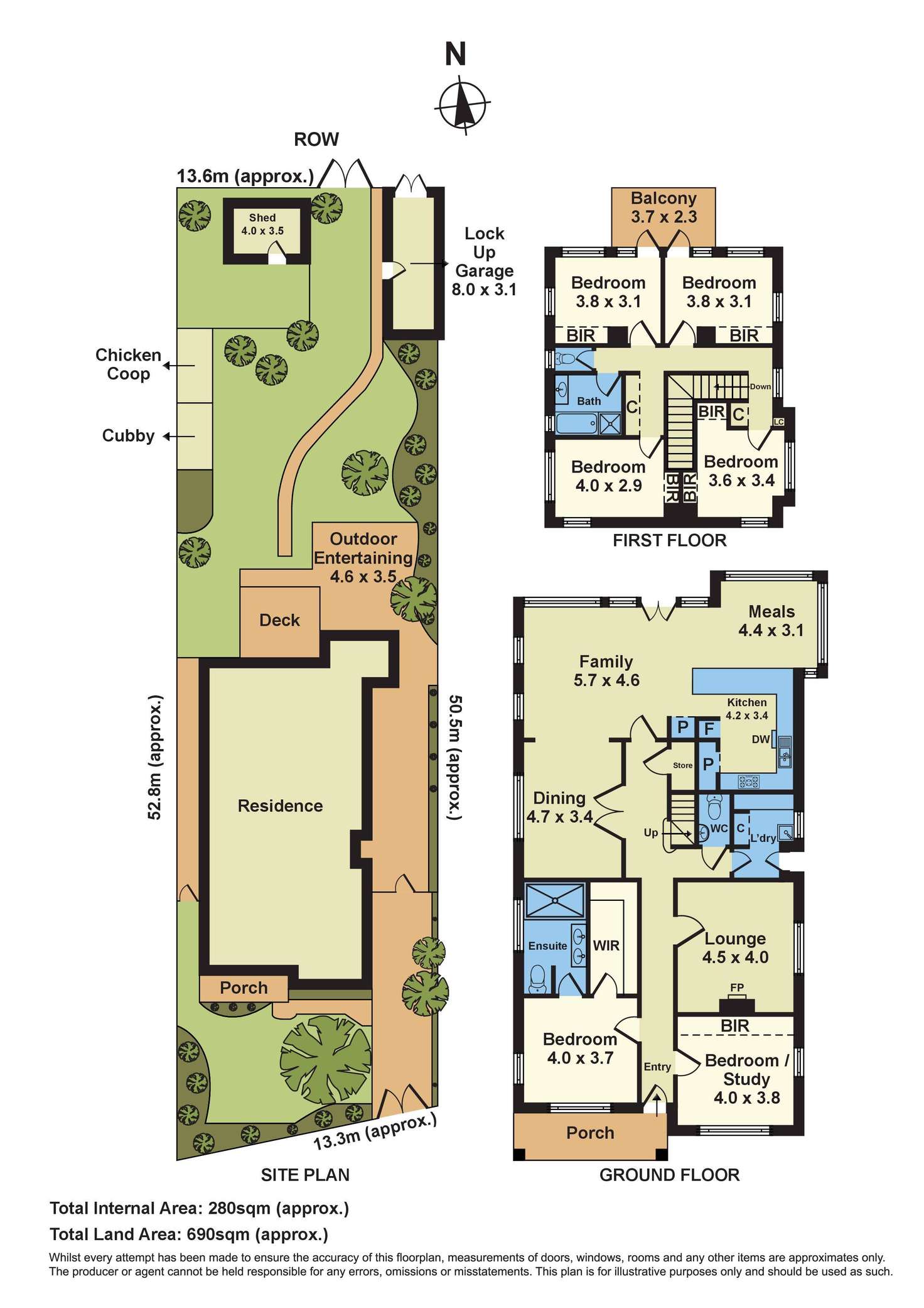 Floorplan of Homely house listing, 48 Hobbs Street, Seddon VIC 3011