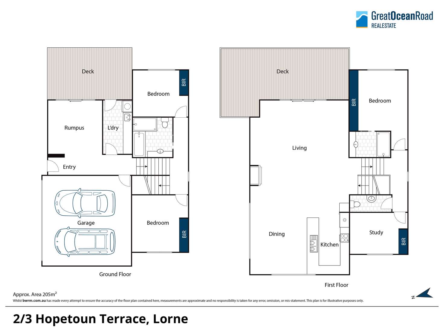 Floorplan of Homely house listing, 2/3 Hopetoun Terrace, Lorne VIC 3232