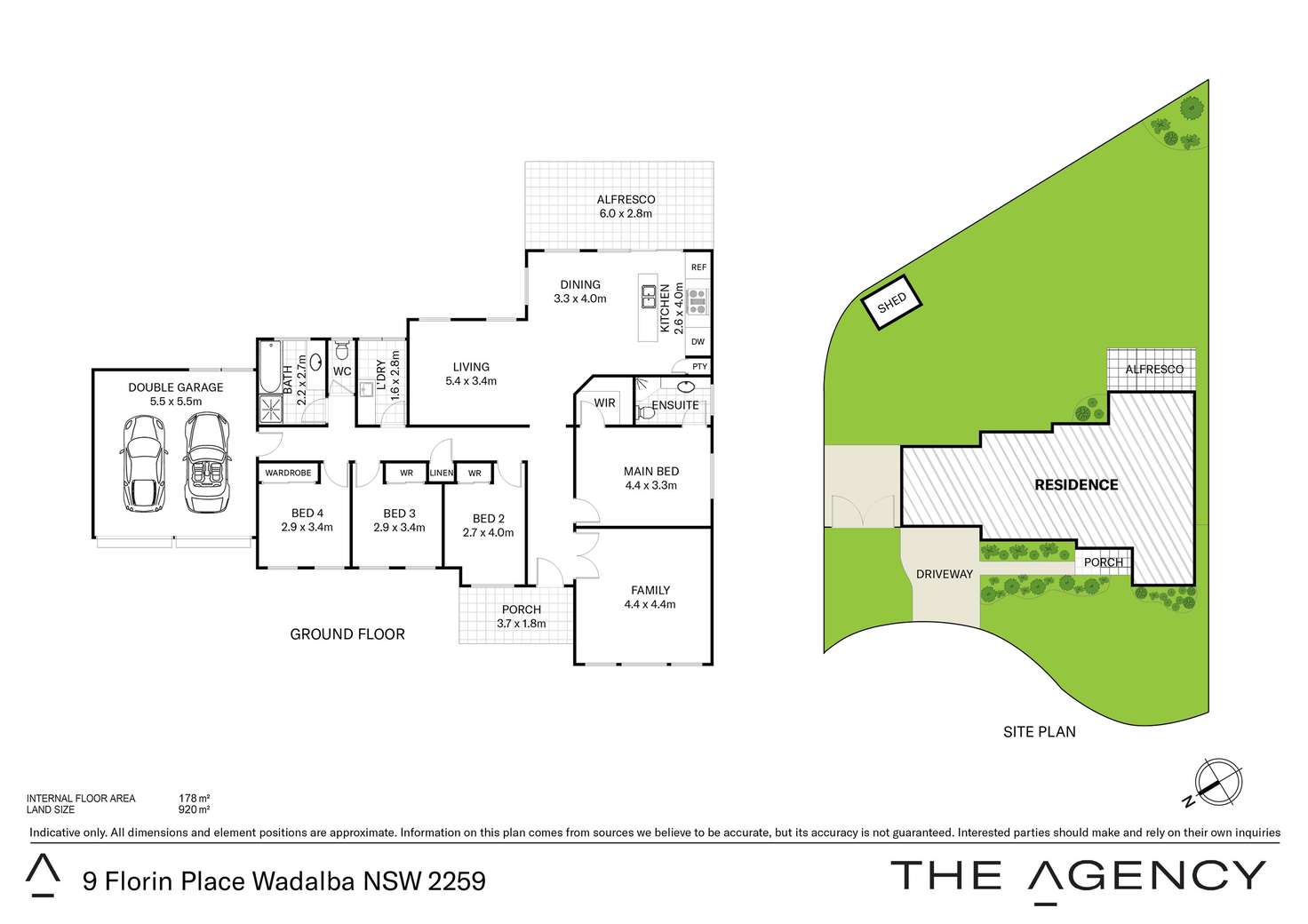 Floorplan of Homely house listing, 9 Florin Place, Wadalba NSW 2259