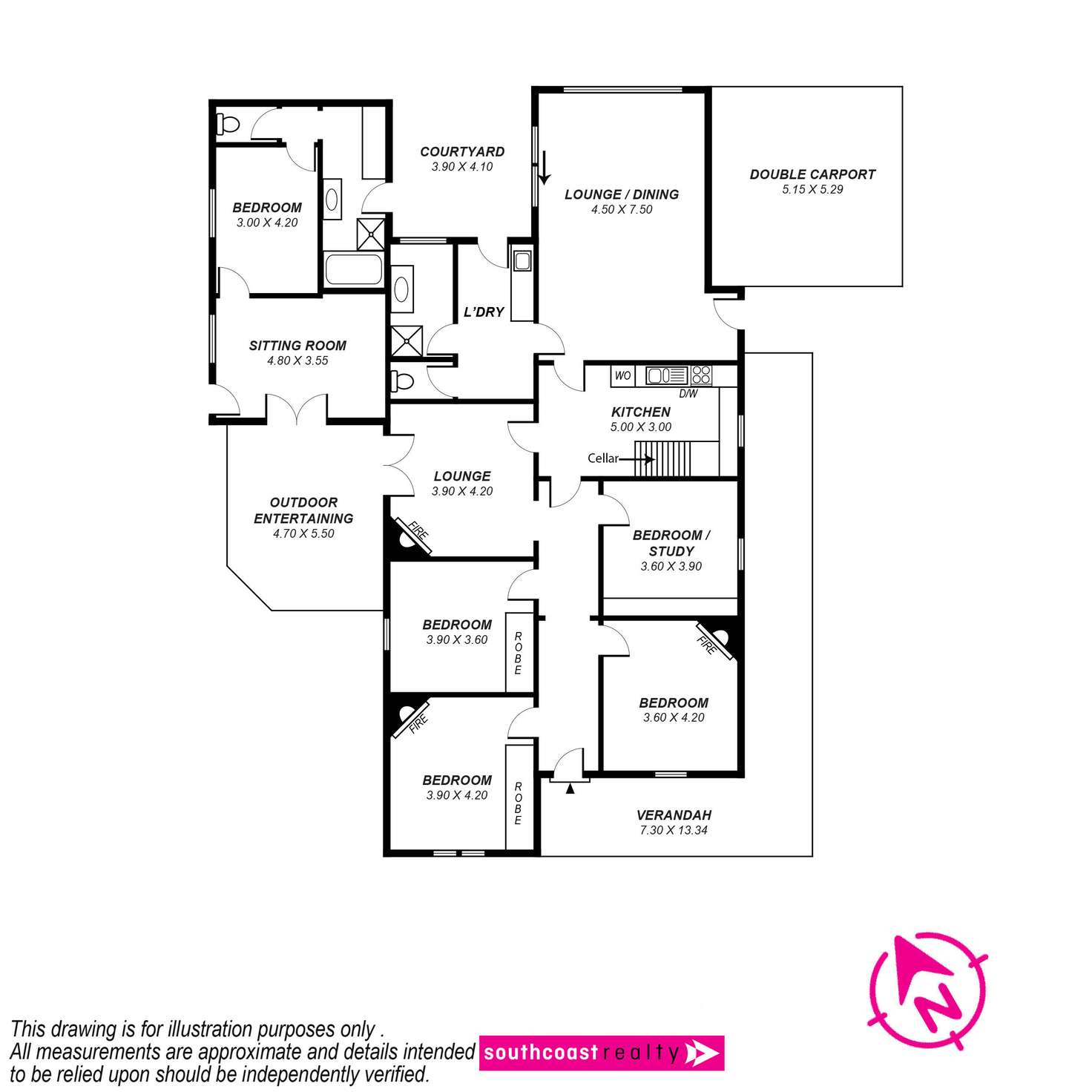 Floorplan of Homely house listing, 20 Hill Street, Victor Harbor SA 5211