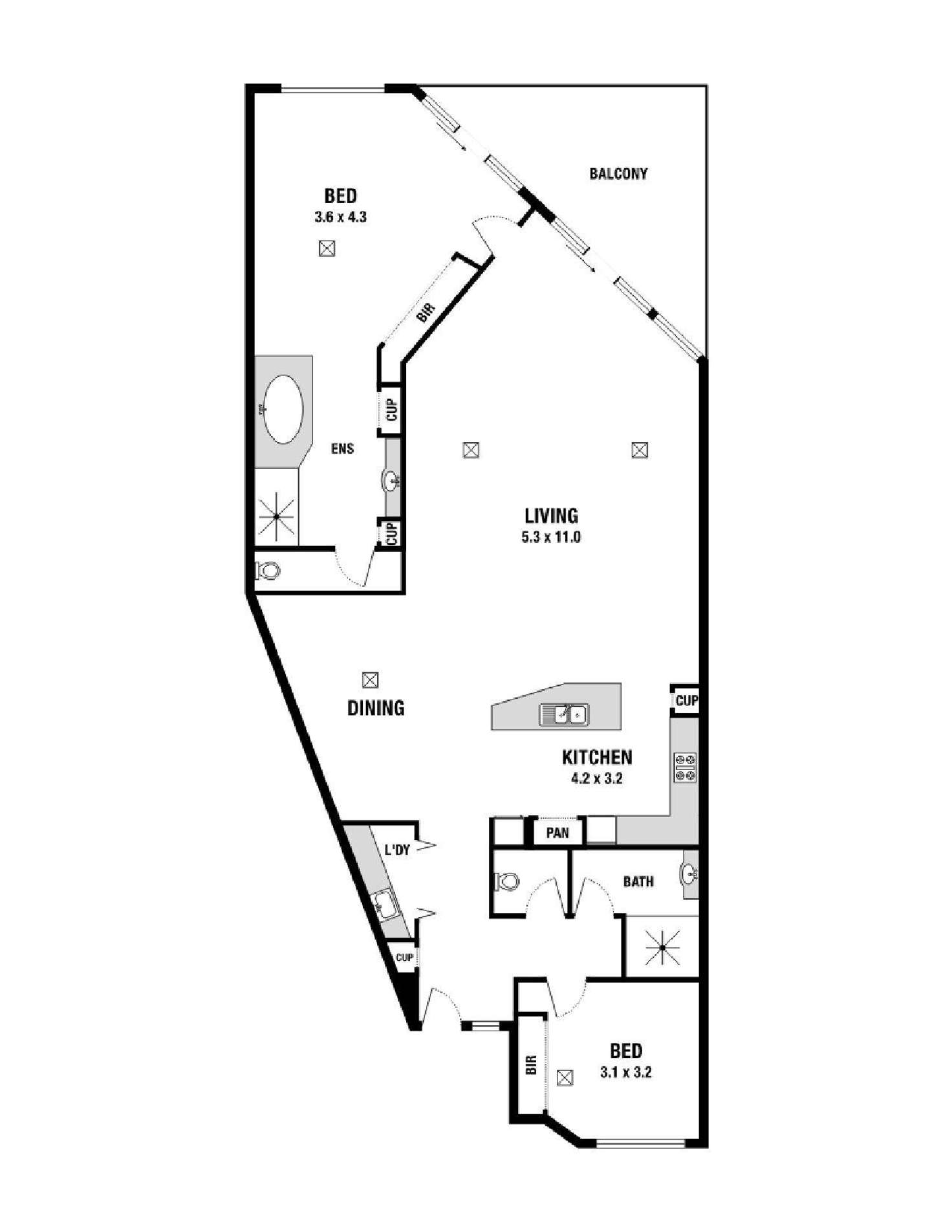 Floorplan of Homely unit listing, 16/145-147 Hindmarsh Road, Victor Harbor SA 5211