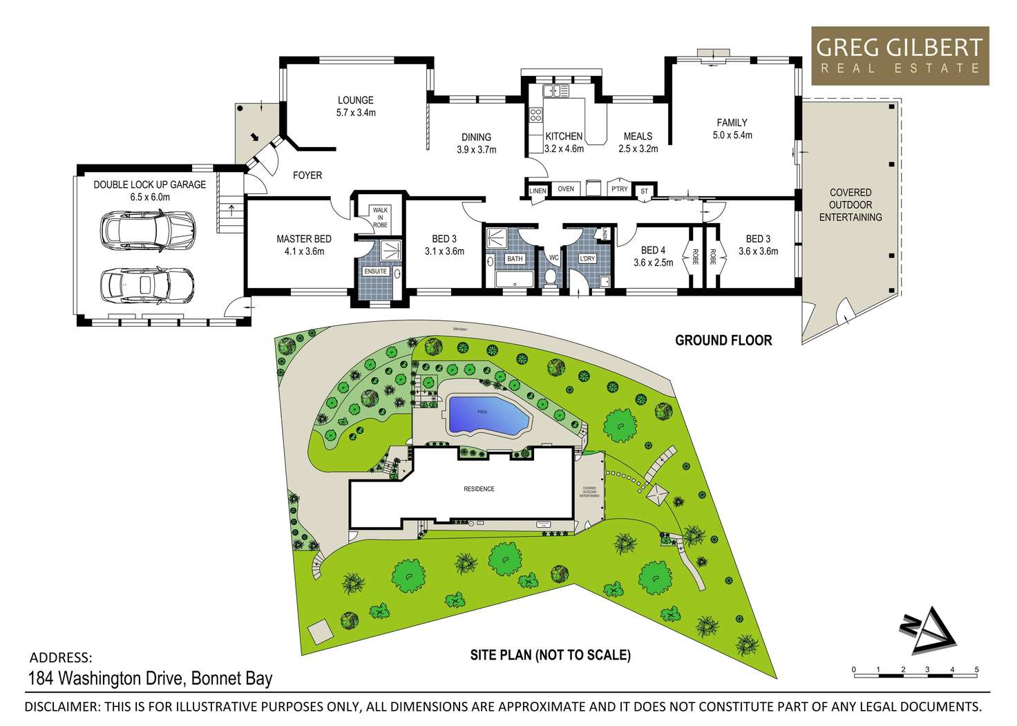 Floorplan of Homely house listing, 184 Washington Drive, Bonnet Bay NSW 2226