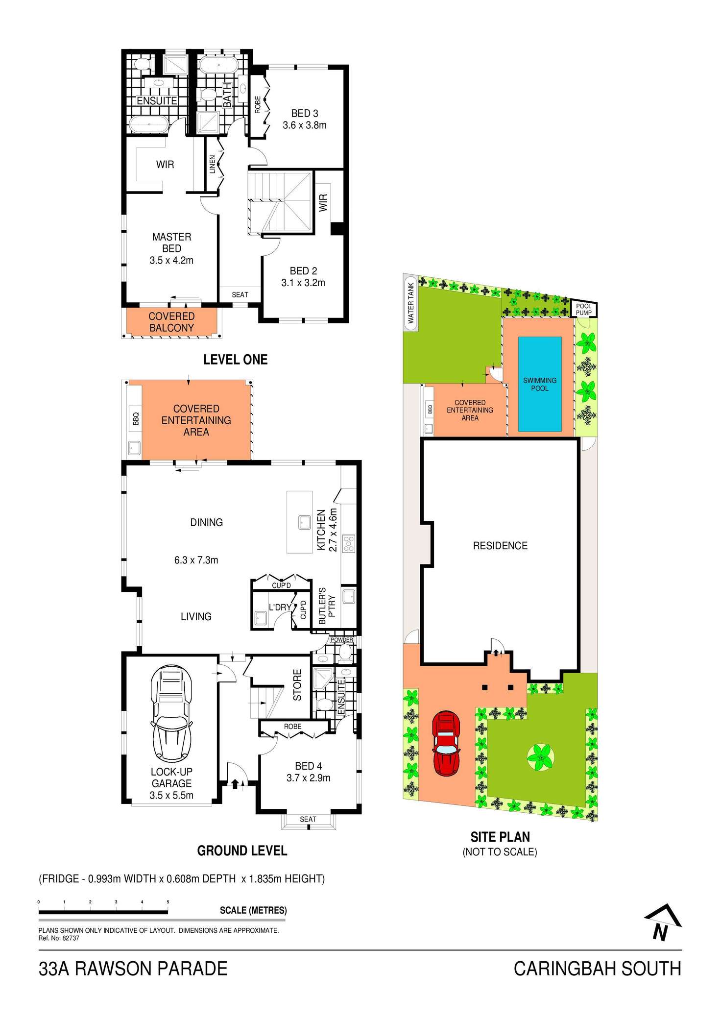 Floorplan of Homely house listing, 33a Rawson Parade, Caringbah South NSW 2229