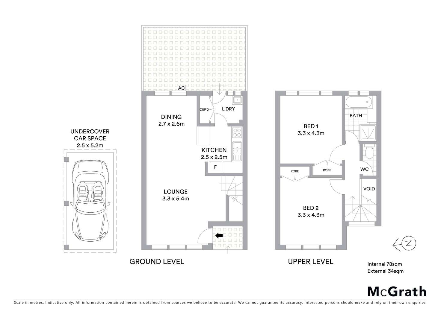 Floorplan of Homely unit listing, 6/40 Boultwood Street, Coffs Harbour NSW 2450