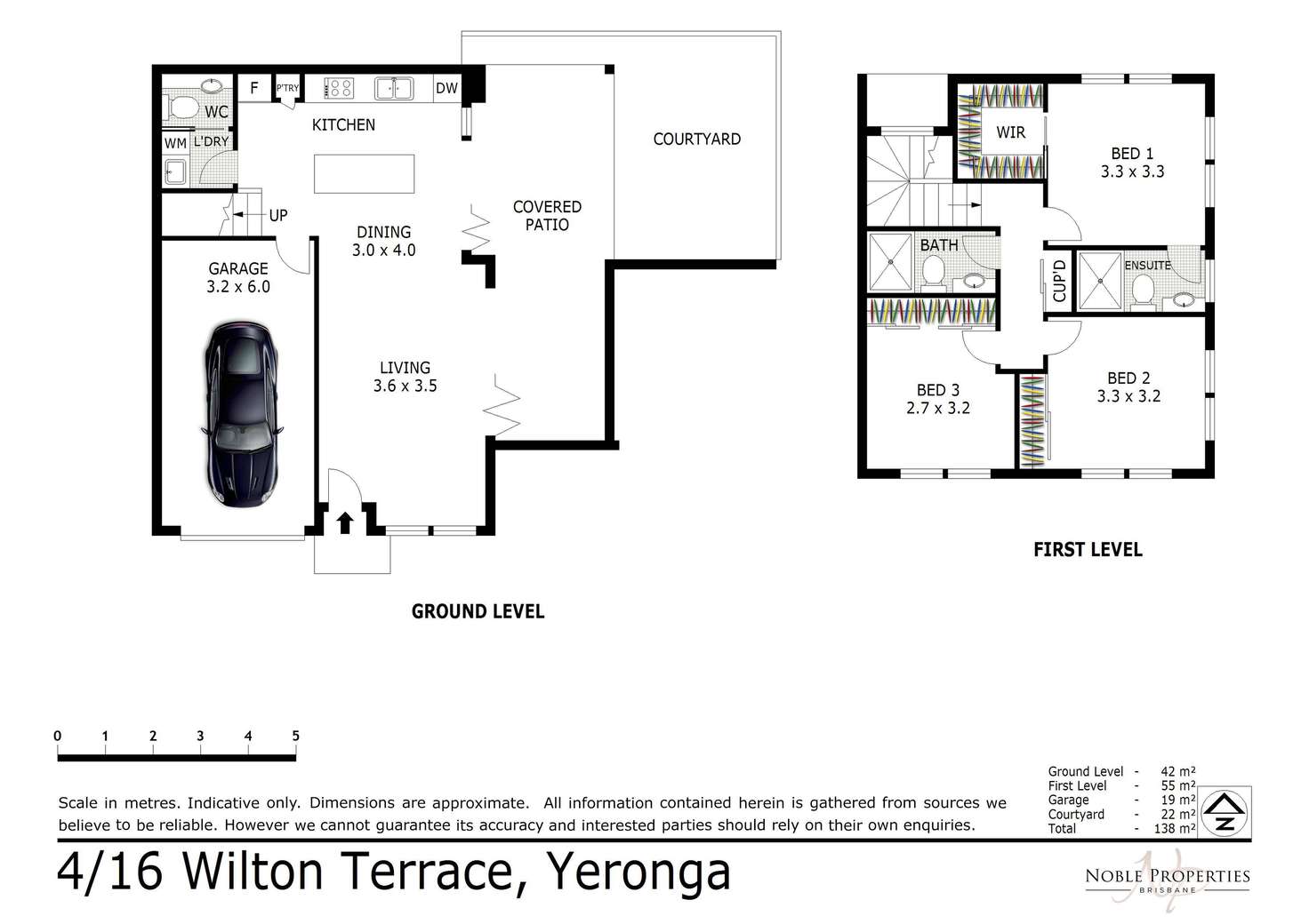 Floorplan of Homely townhouse listing, 4/16 Wilton Terrace, Yeronga QLD 4104