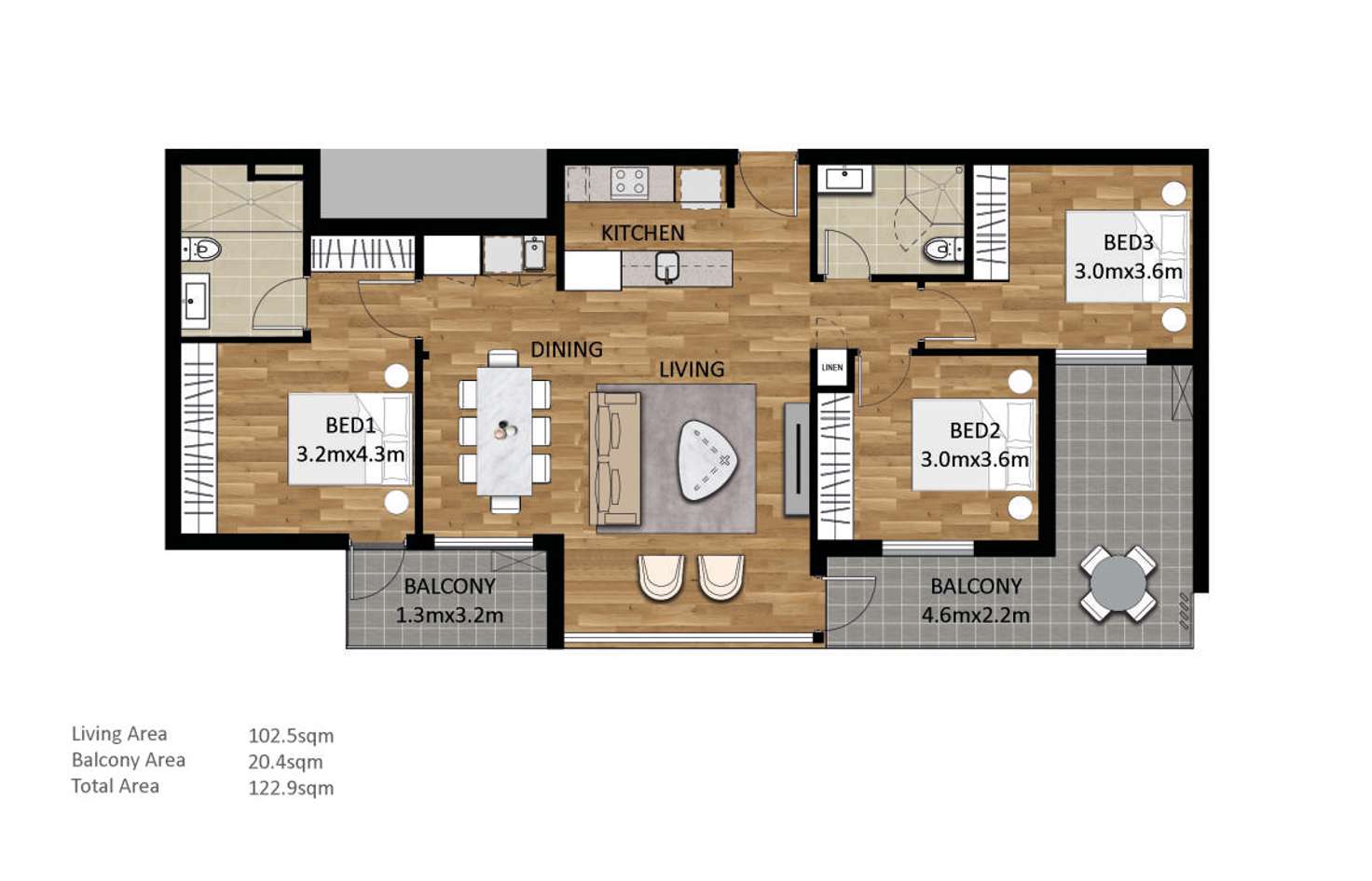 Floorplan of Homely apartment listing, 1208/297 Pirie Street, Adelaide SA 5000